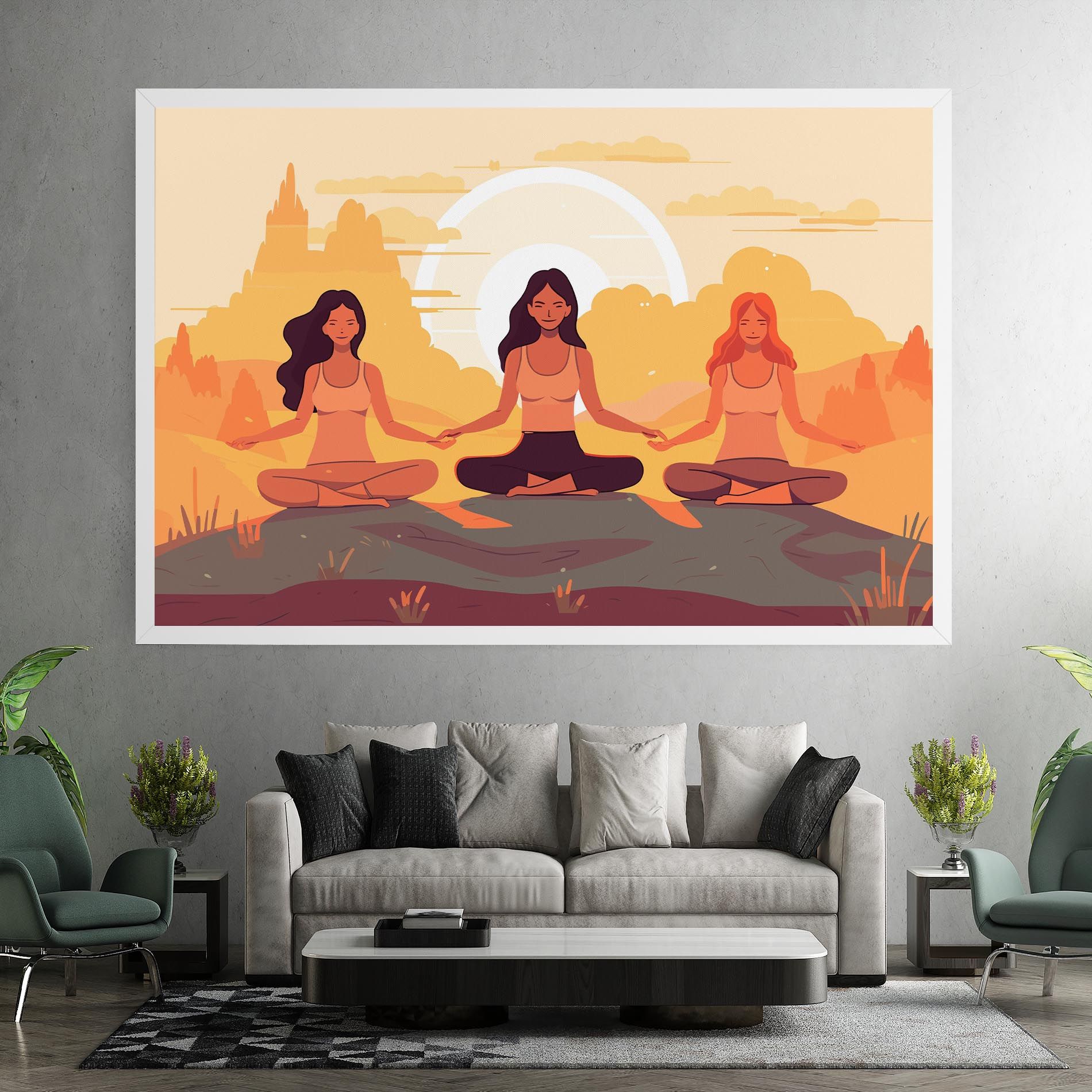 Three Yoga Girls mockup 7