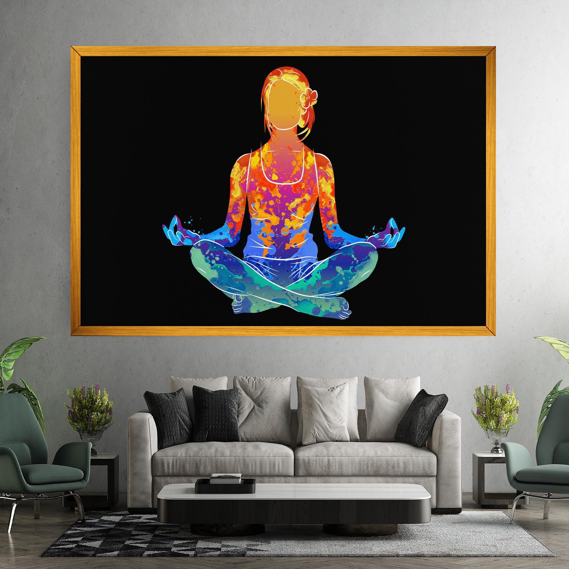 Tablou Canvas Colorful Meditation mockup 7