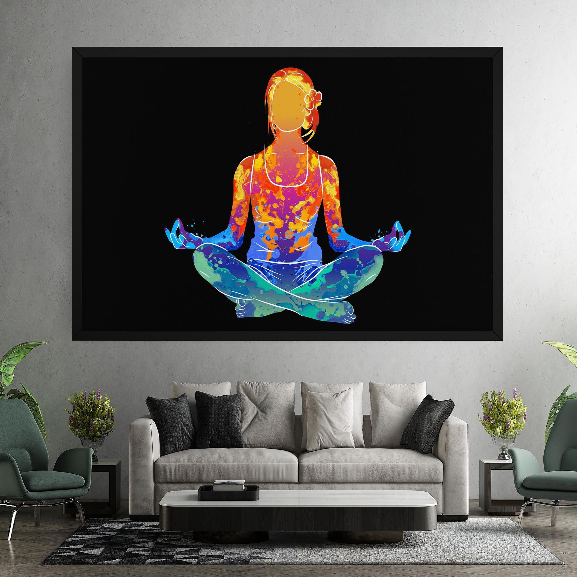 Tablou Canvas Colorful Meditation mockup 7