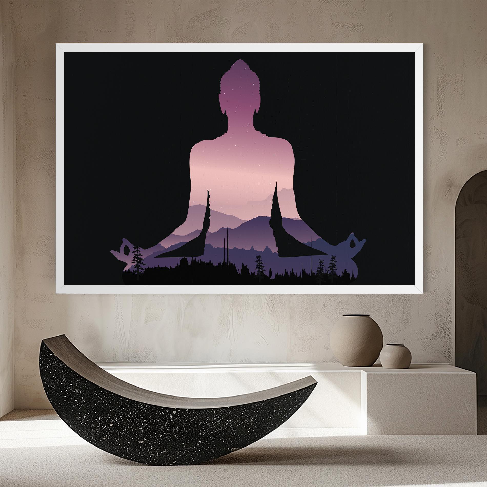 Tablou Canvas Forest Star Yoga mockup 8