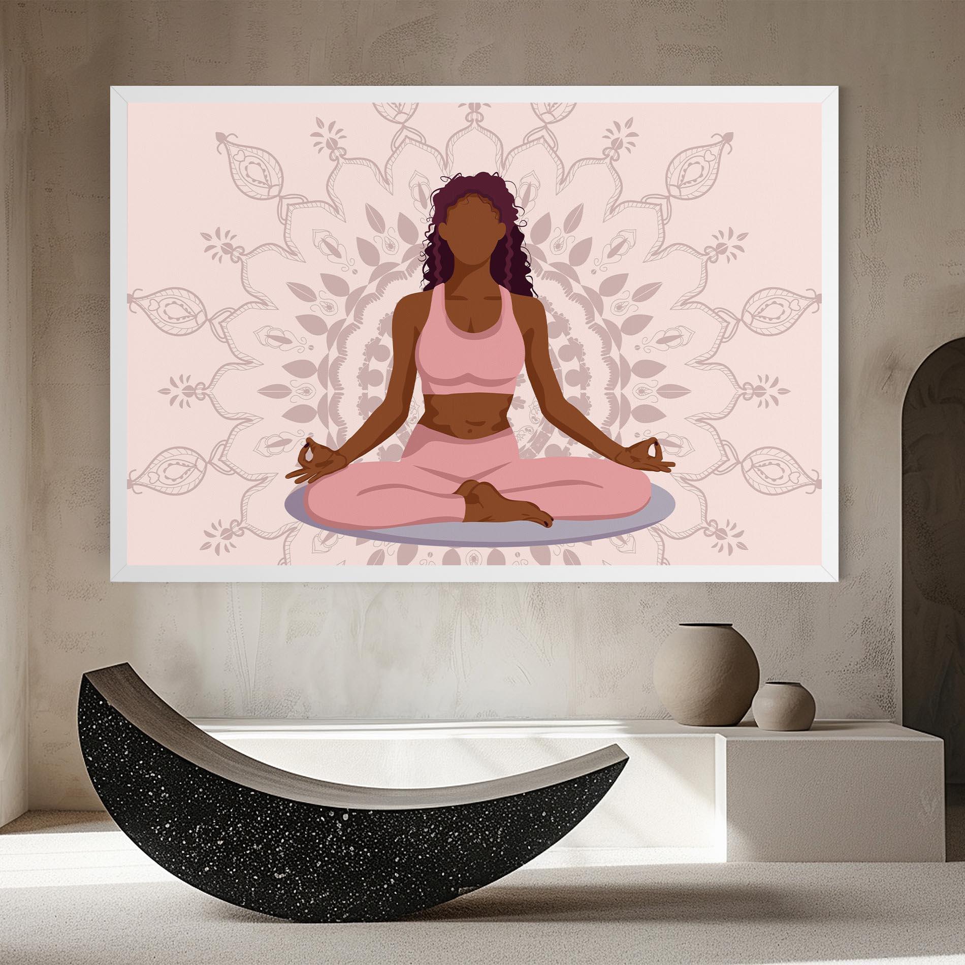 Tablou Canvas Lotus Position mockup 8