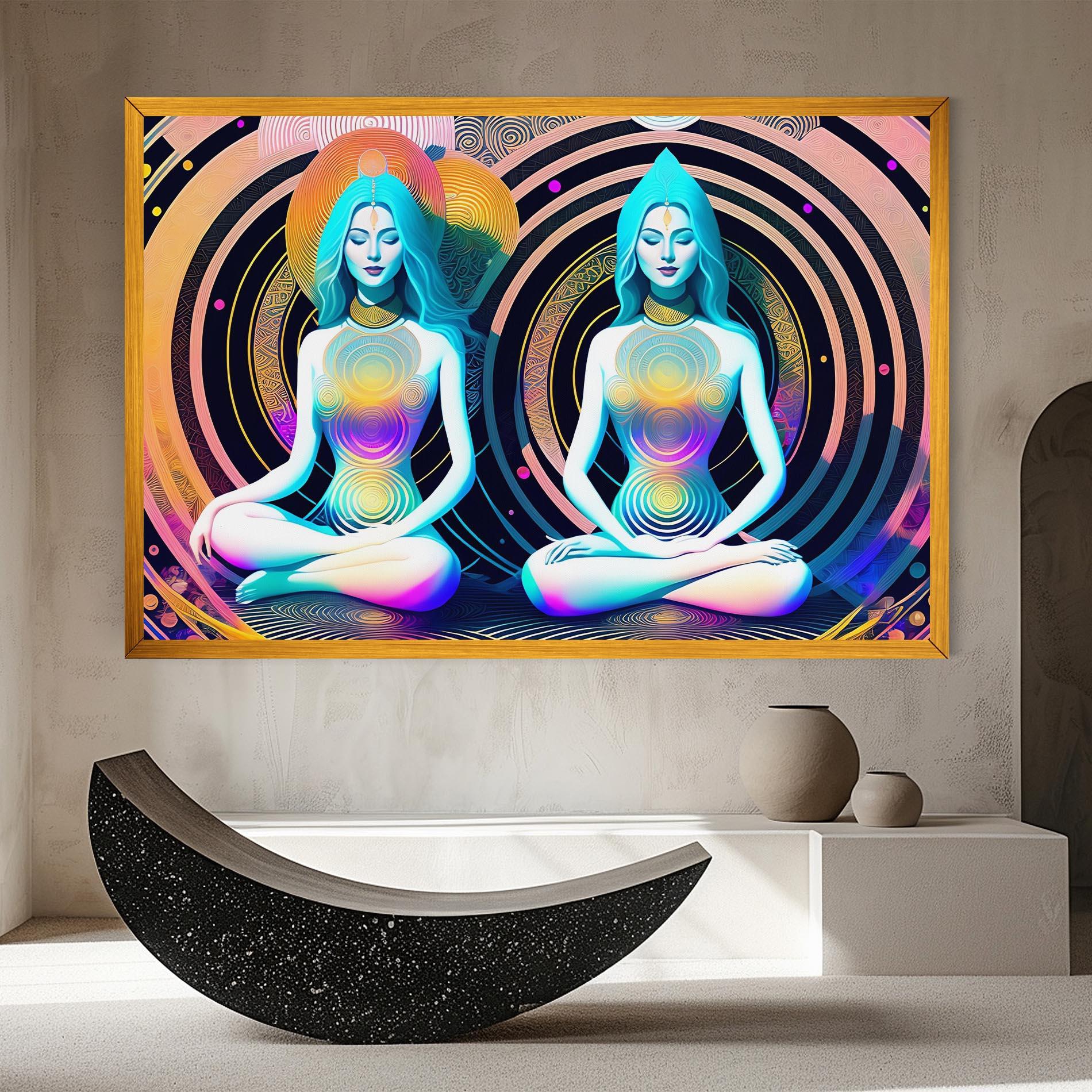 Tablou Canvas Clolorful Illustrations mockup 8