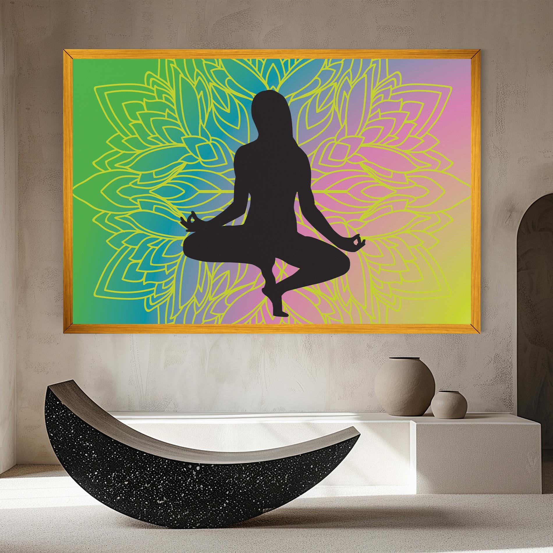Tablou Canvas Peace Yoga 01 mockup 8