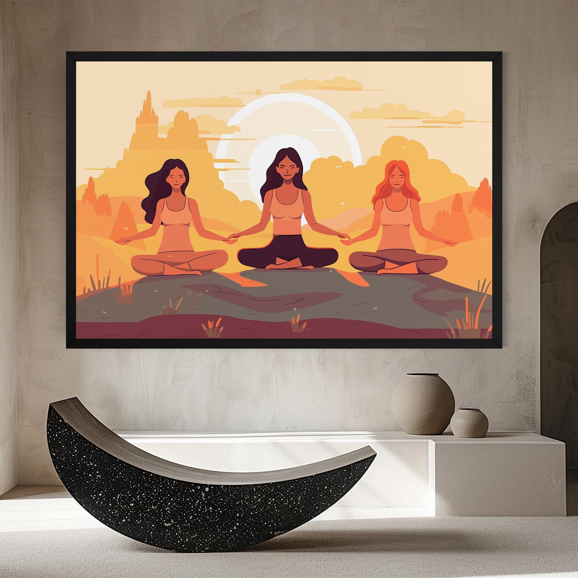 Three Yoga Girls mockup 8