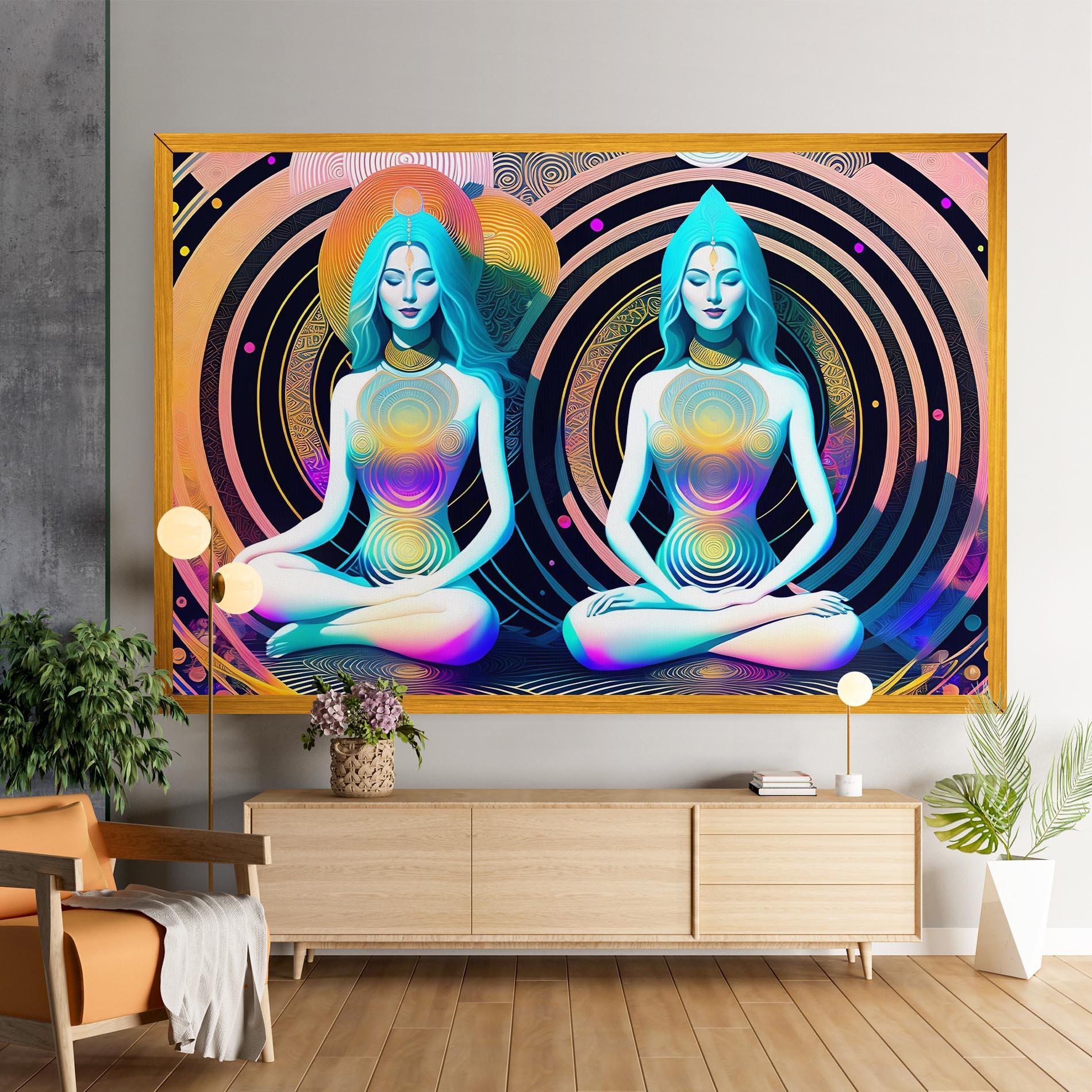 Tablou Canvas Clolorful Illustrations mockup 9