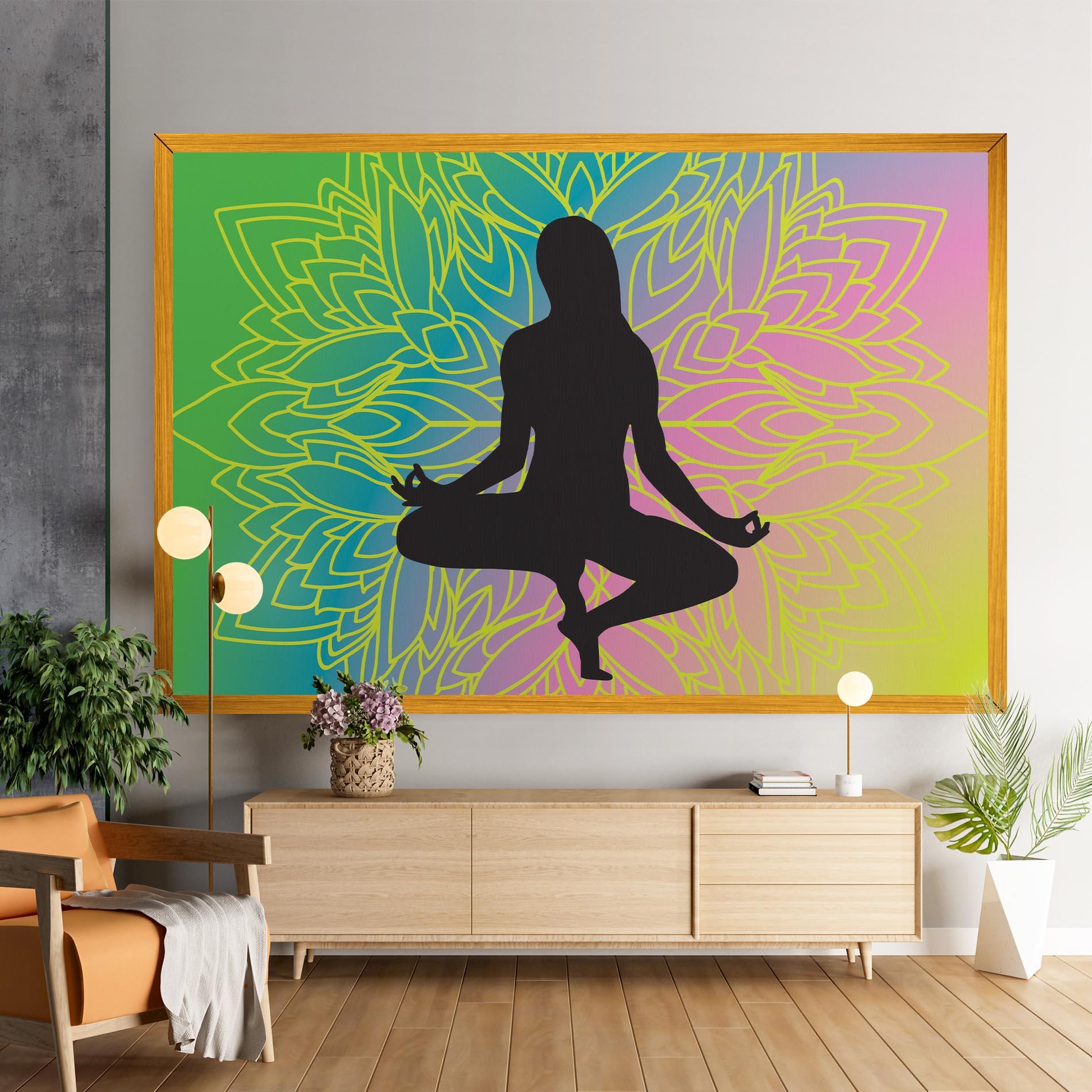 Tablou Canvas Peace Yoga 01 mockup 9