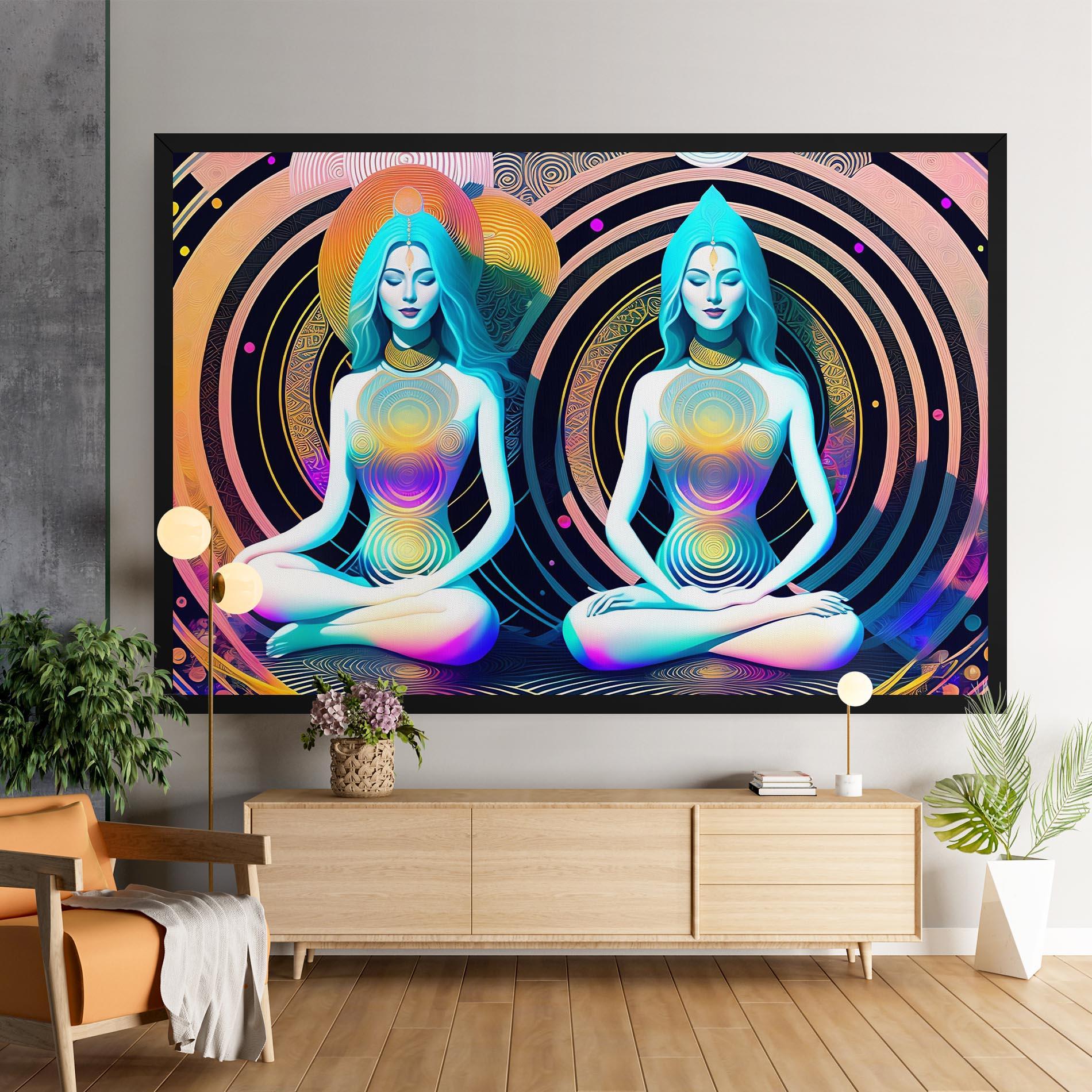 Tablou Canvas Clolorful Illustrations mockup 9