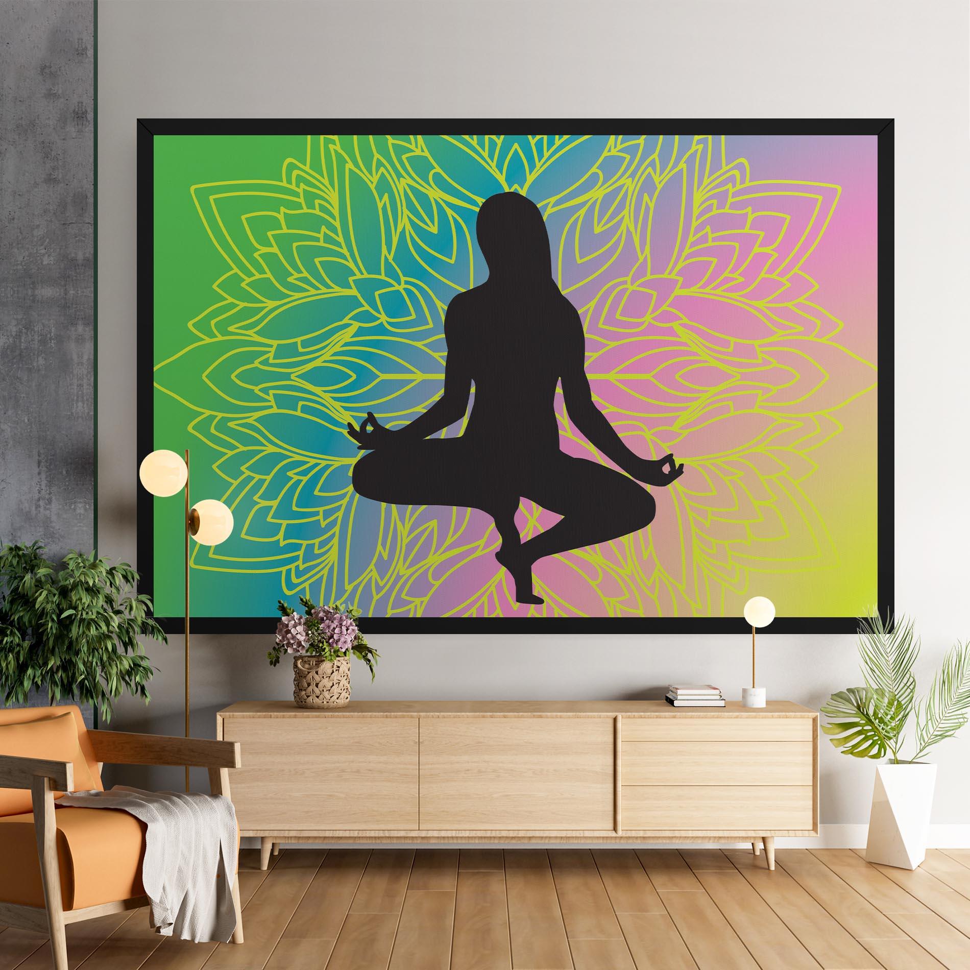 Tablou Canvas Peace Yoga 01 mockup 9
