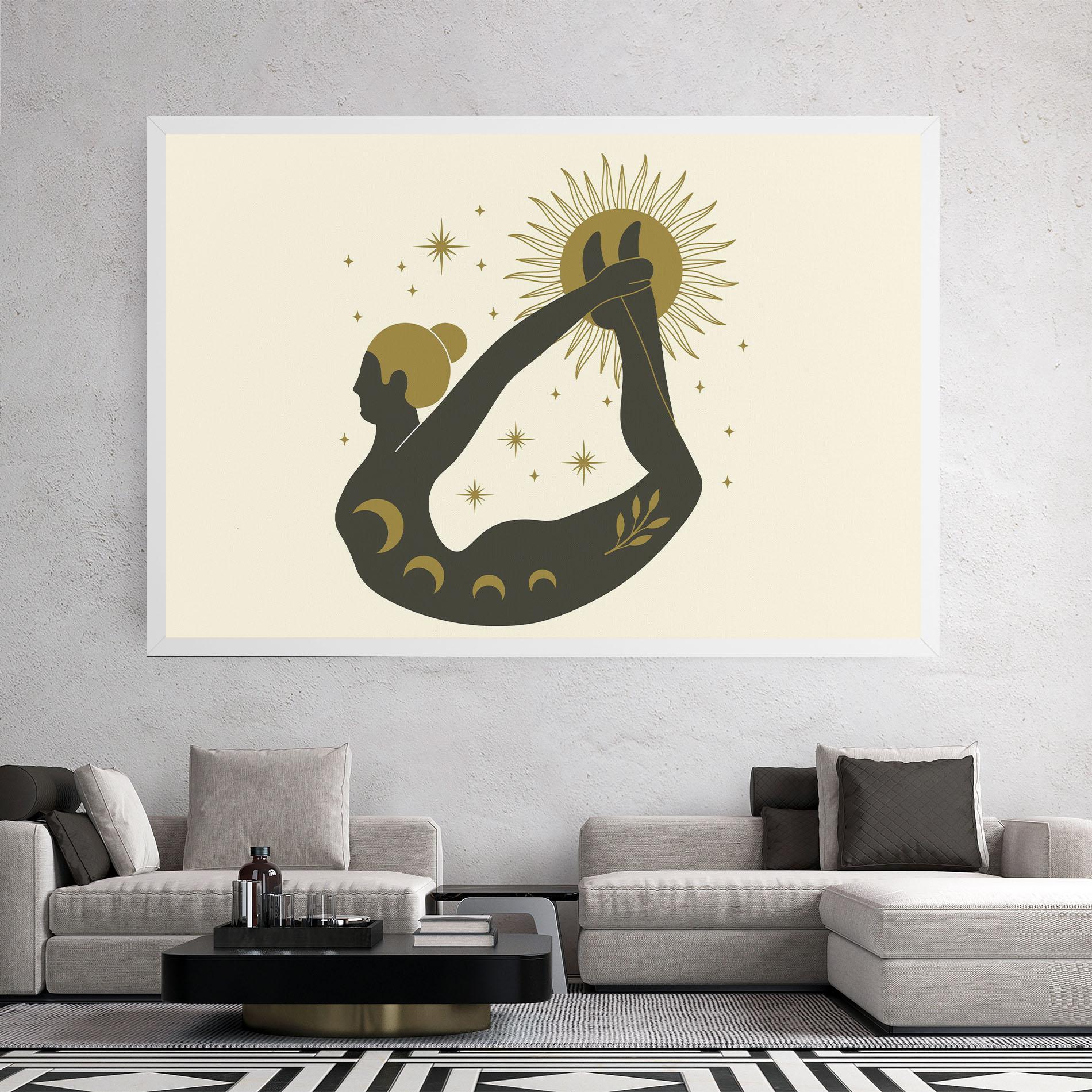 Tablou Canvas Dhanurasana mockup 2