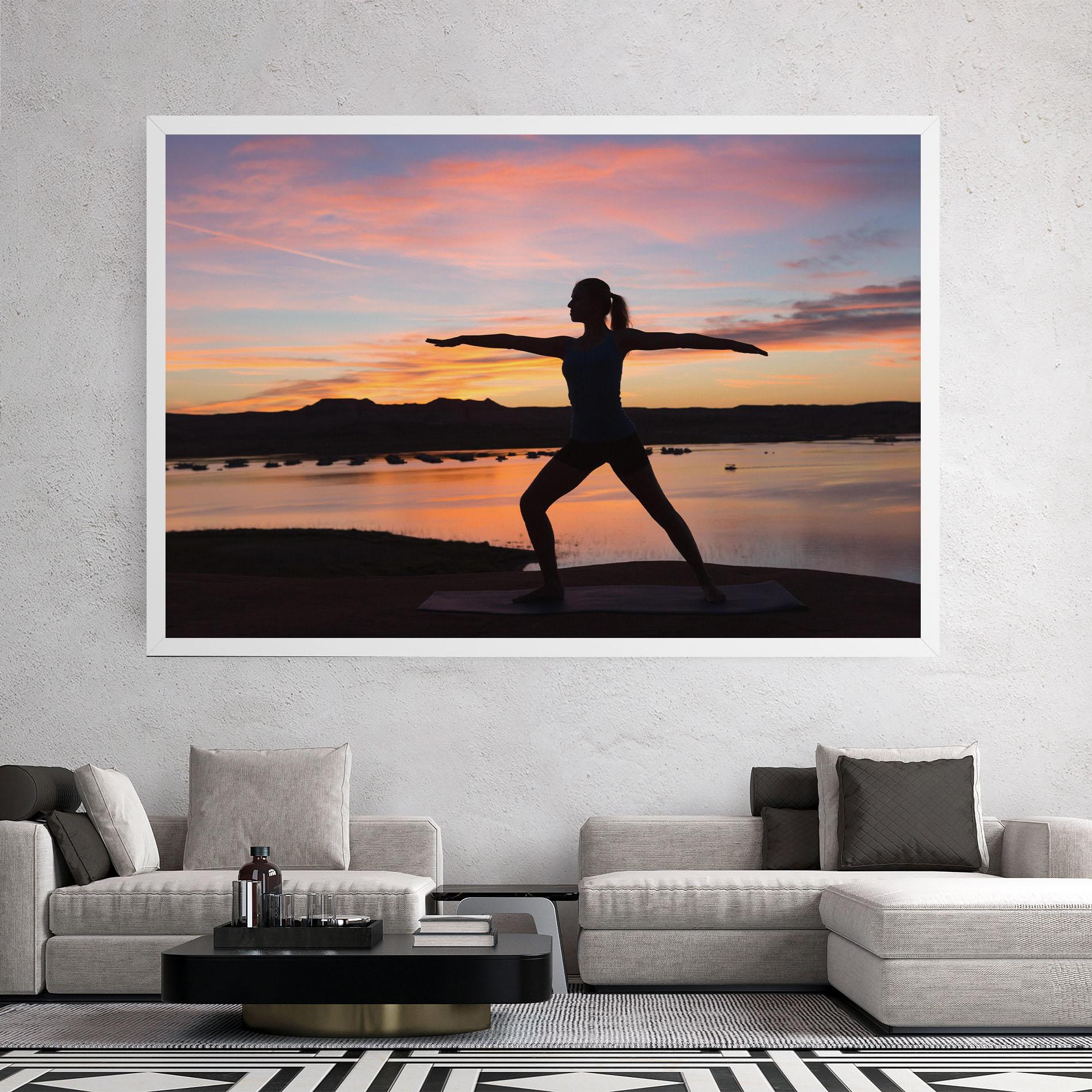 Tablou Canvas Morning Yoga mockup 2