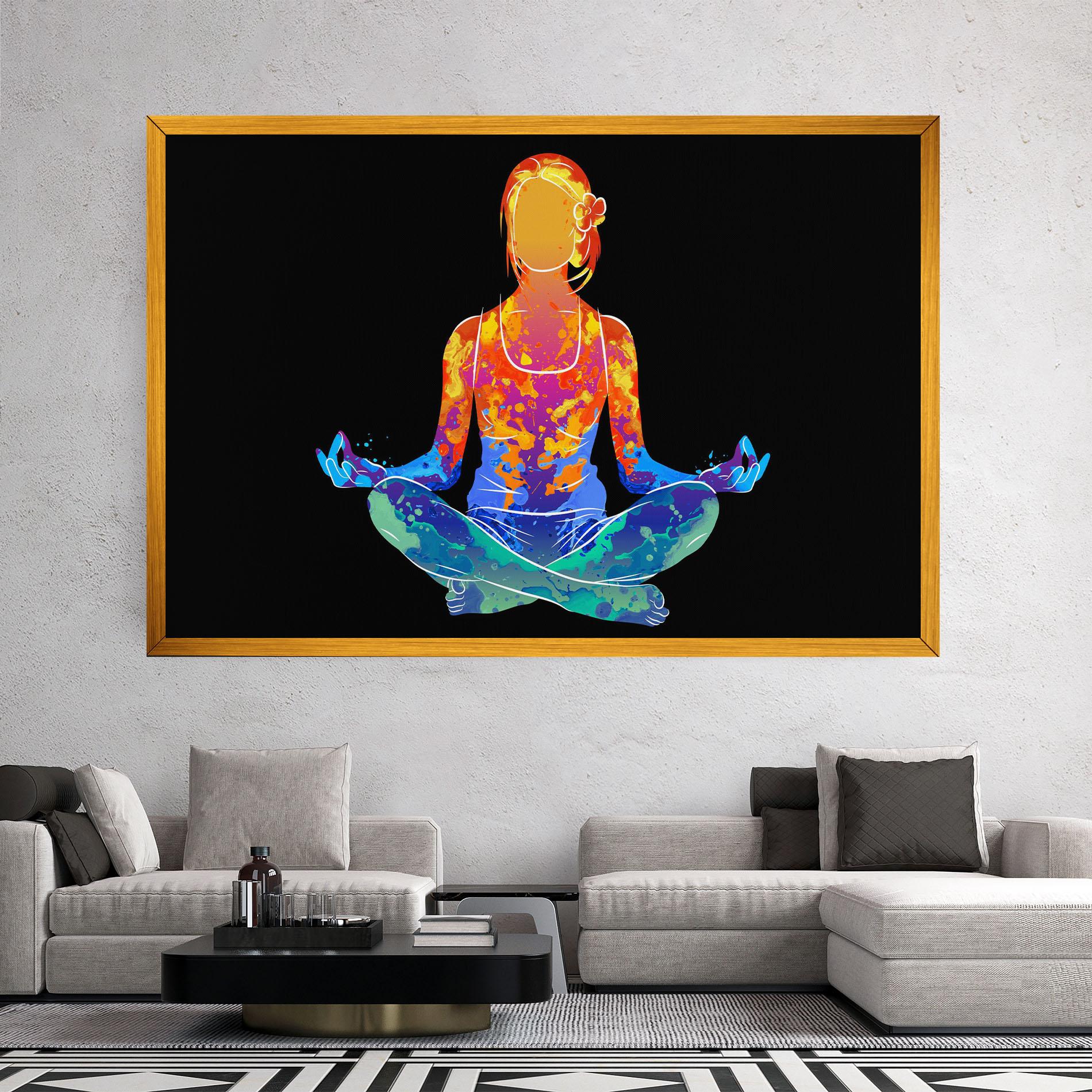 Tablou Canvas Colorful Meditation mockup 2