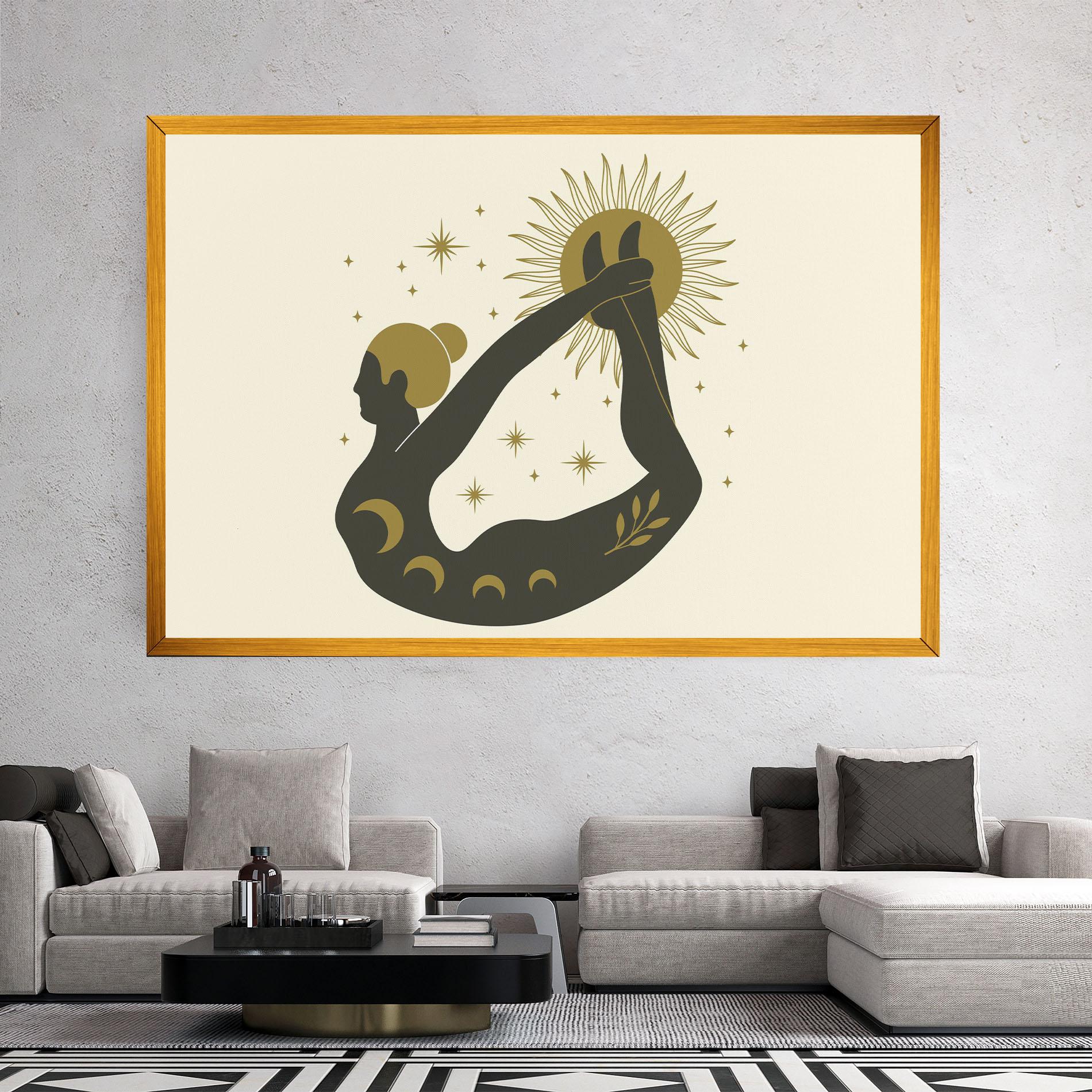 Tablou Canvas Dhanurasana mockup 2