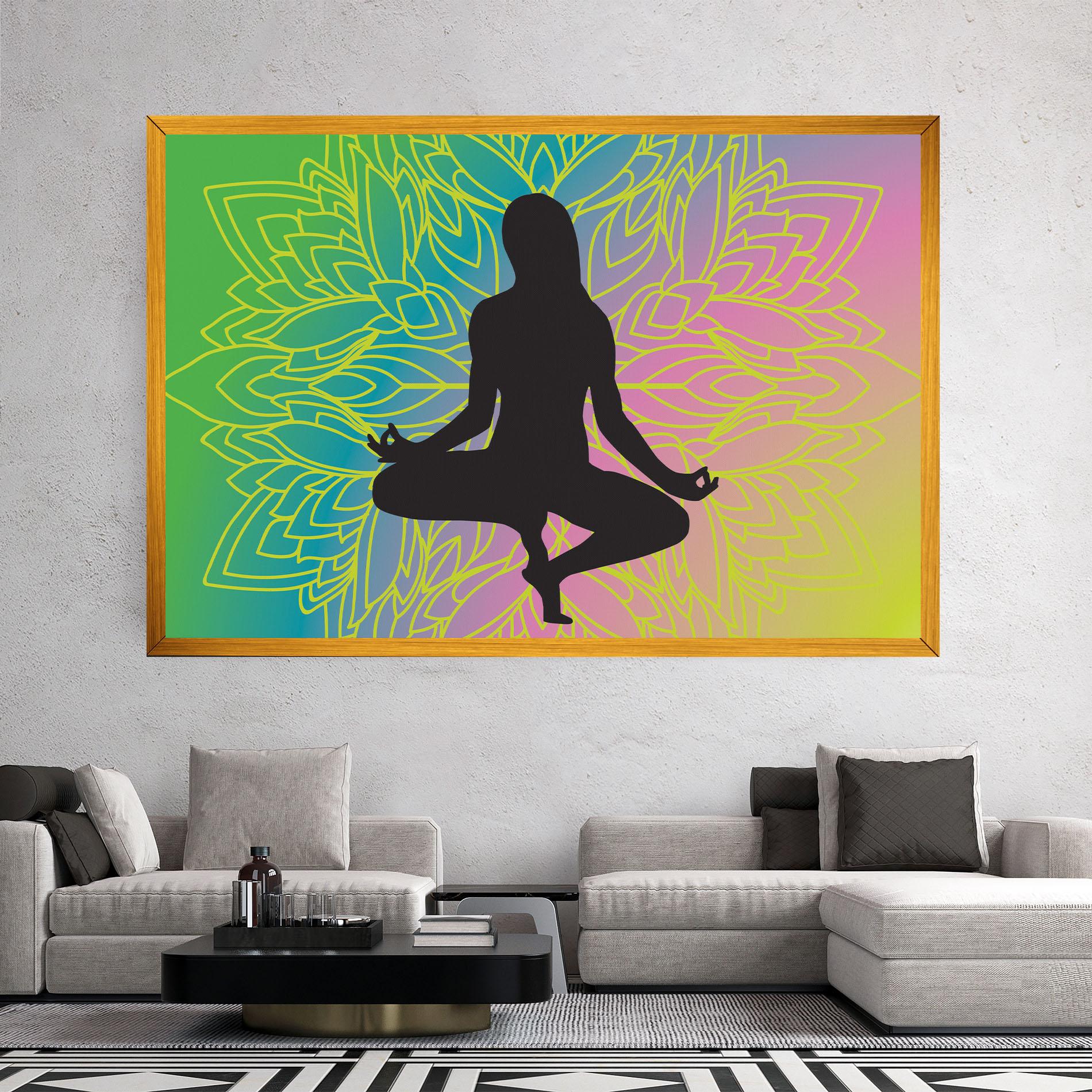 Tablou Canvas Peace Yoga 01 mockup 2