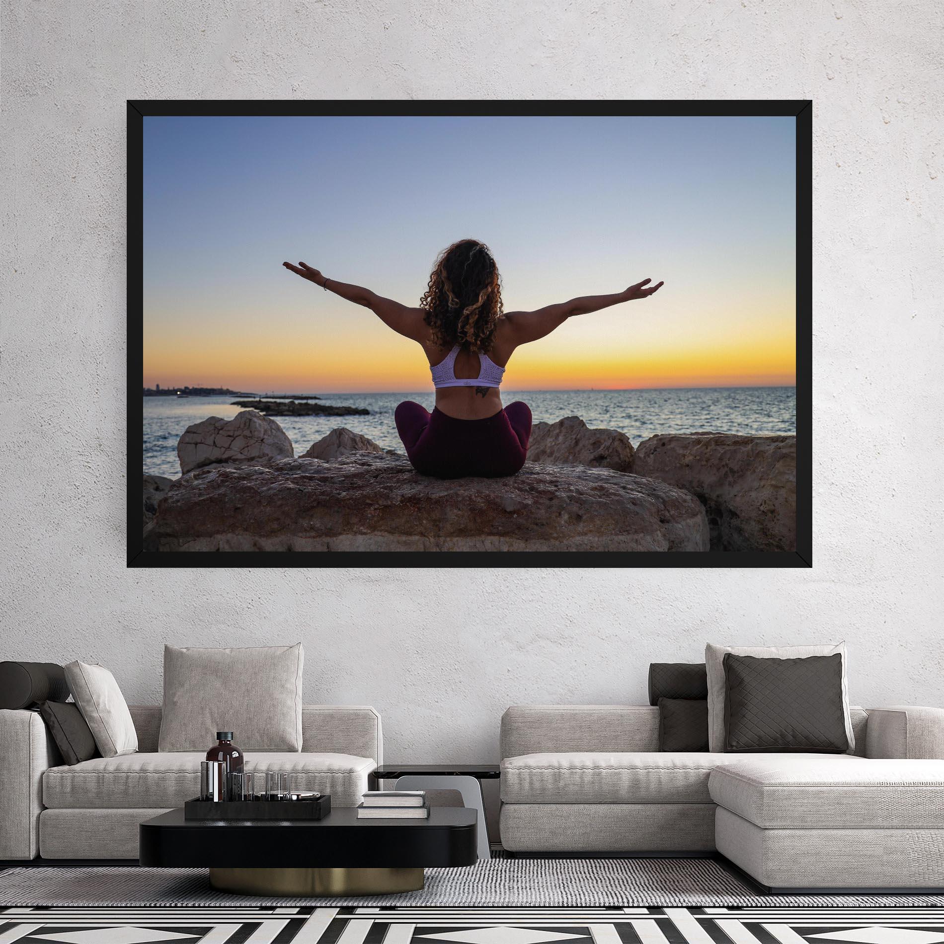 Tablou Canvas Calm Asana mockup 2