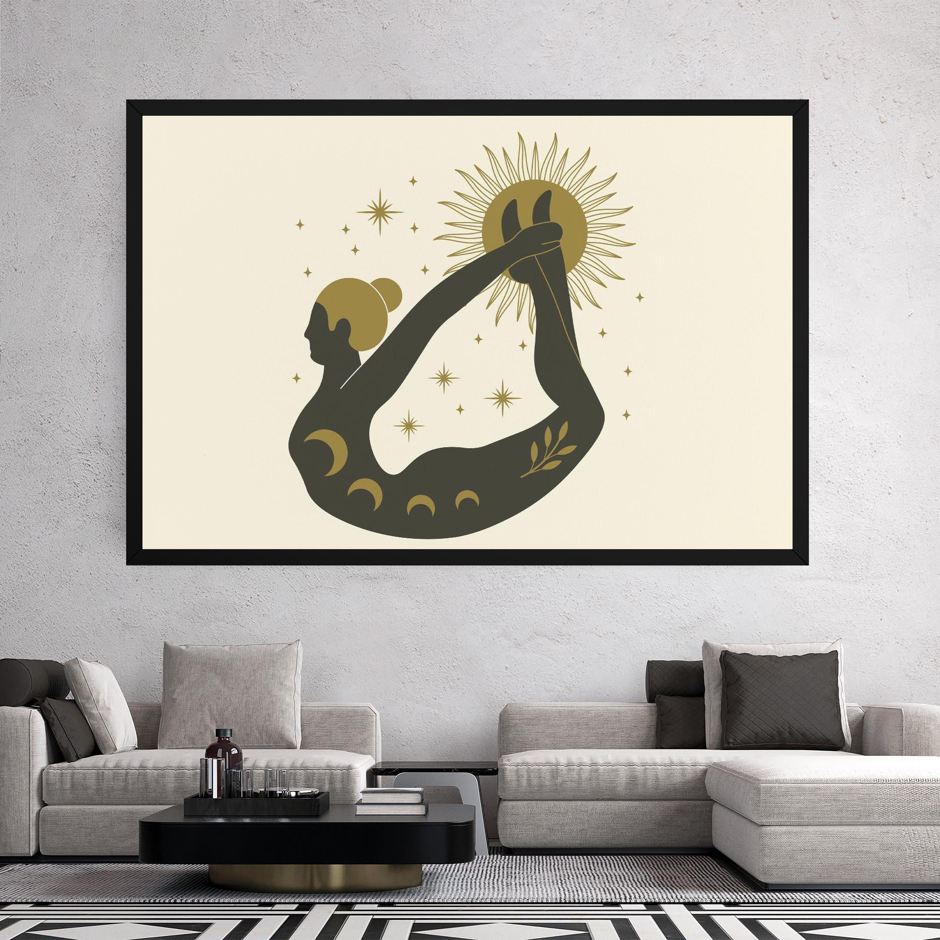 Tablou Canvas Dhanurasana mockup 2