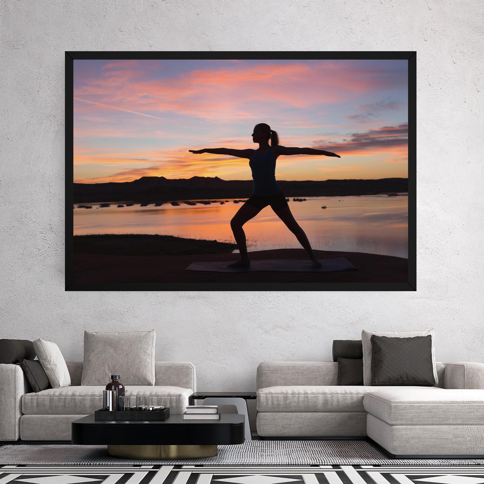 Tablou Canvas Morning Yoga mockup 2