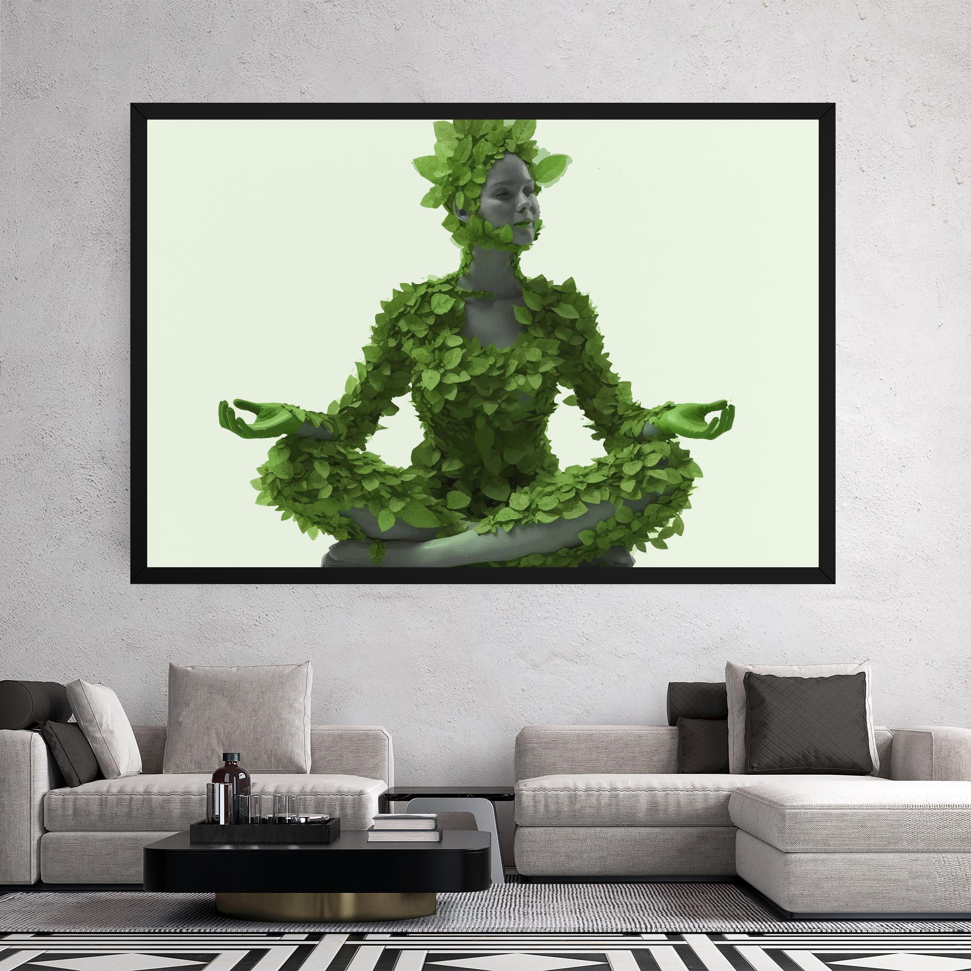 Tablou Canvas Nature Yoga mockup 2