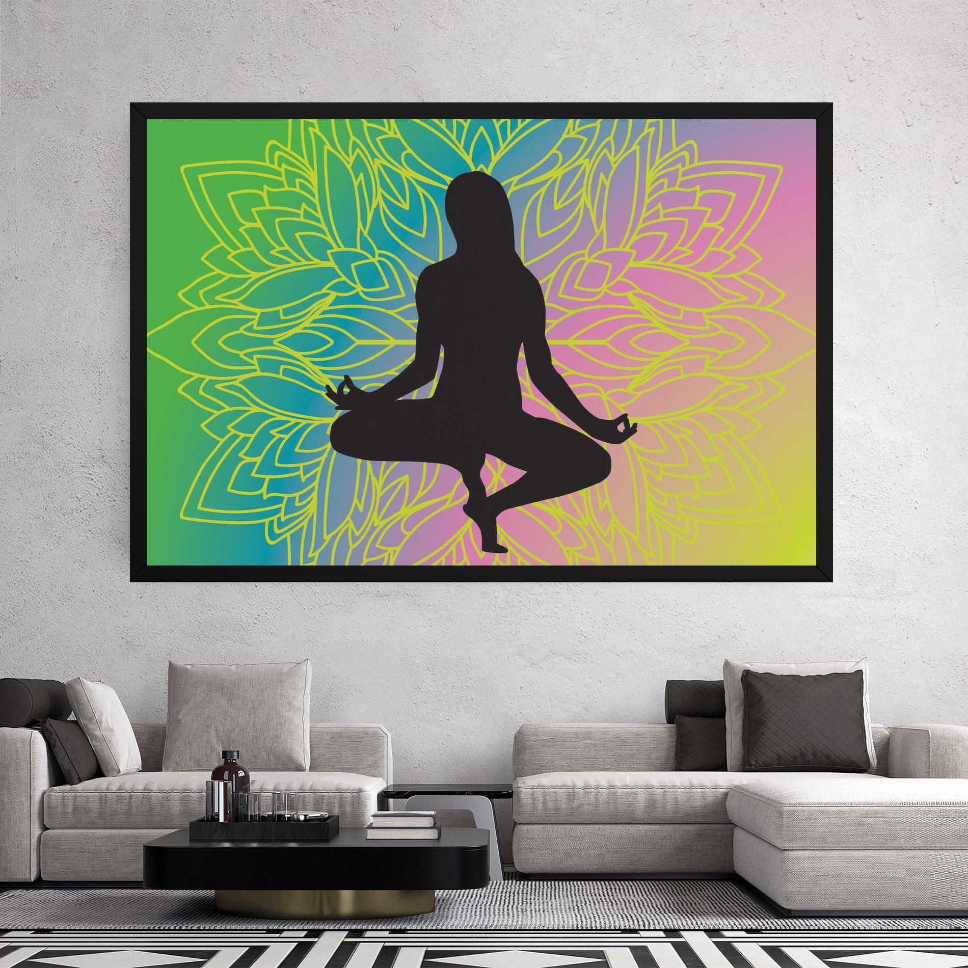Tablou Canvas Peace Yoga 01 mockup 2