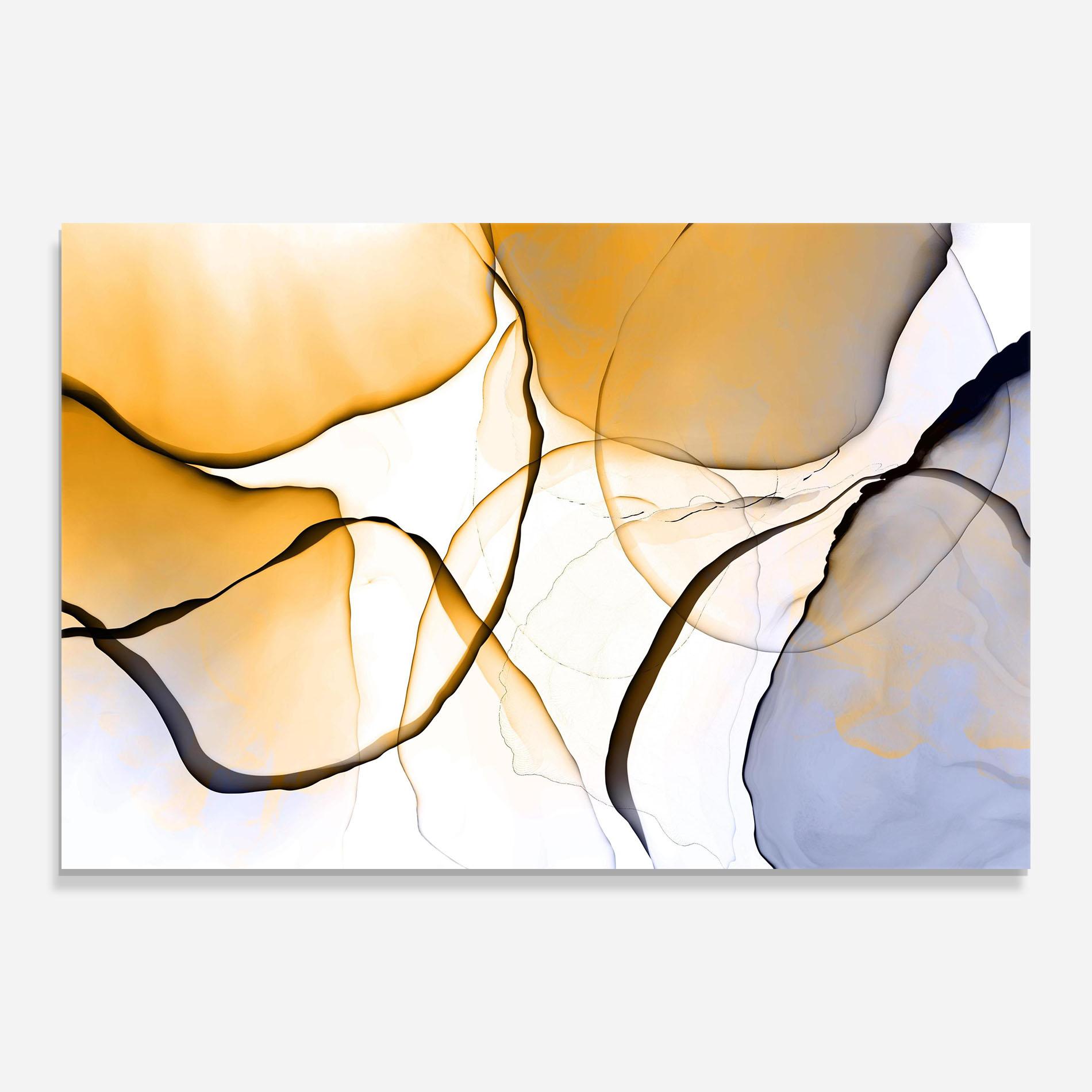 Tablou Sticla Abstract Alcohol Ink mockup 0