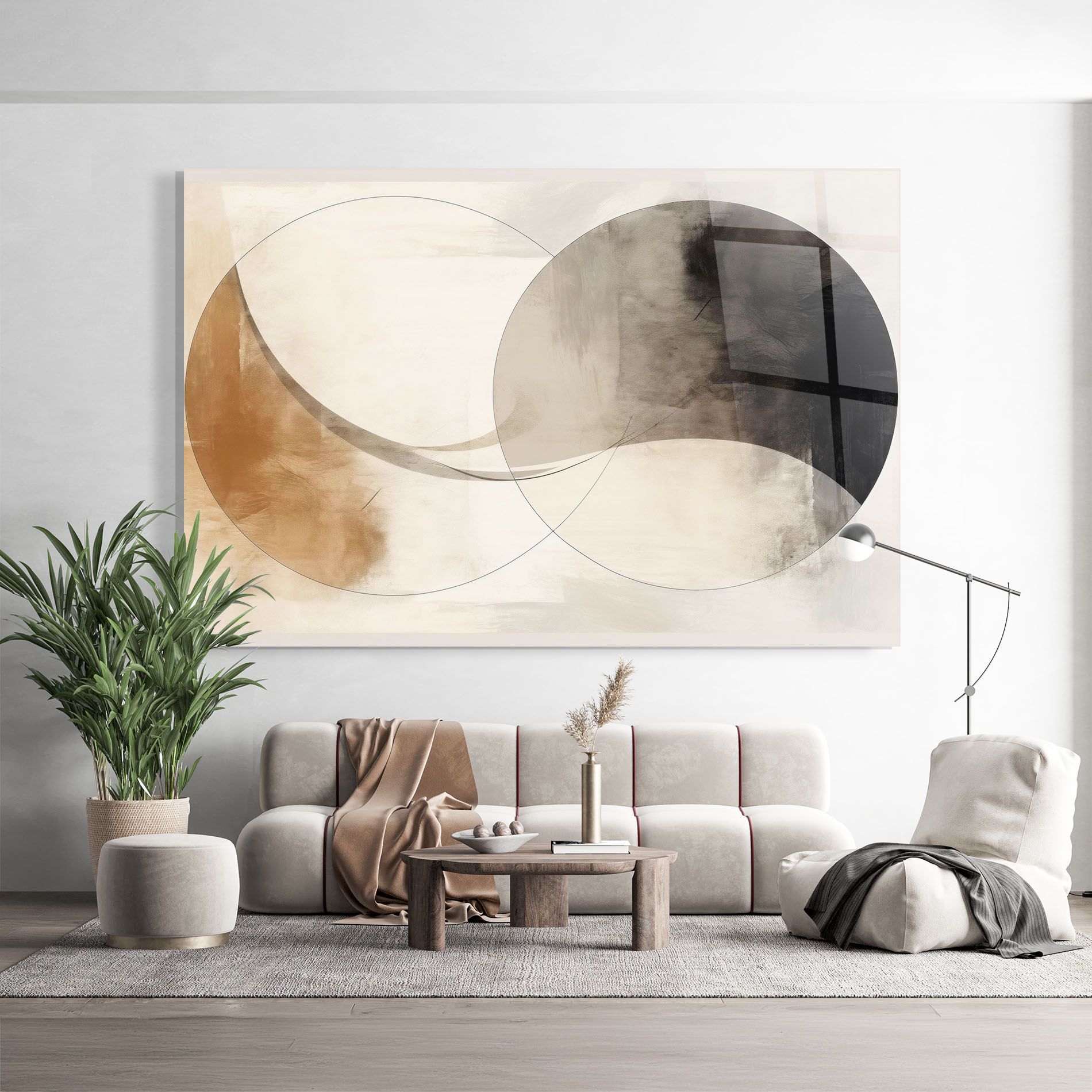 Abstract Circle Painting mockup 9