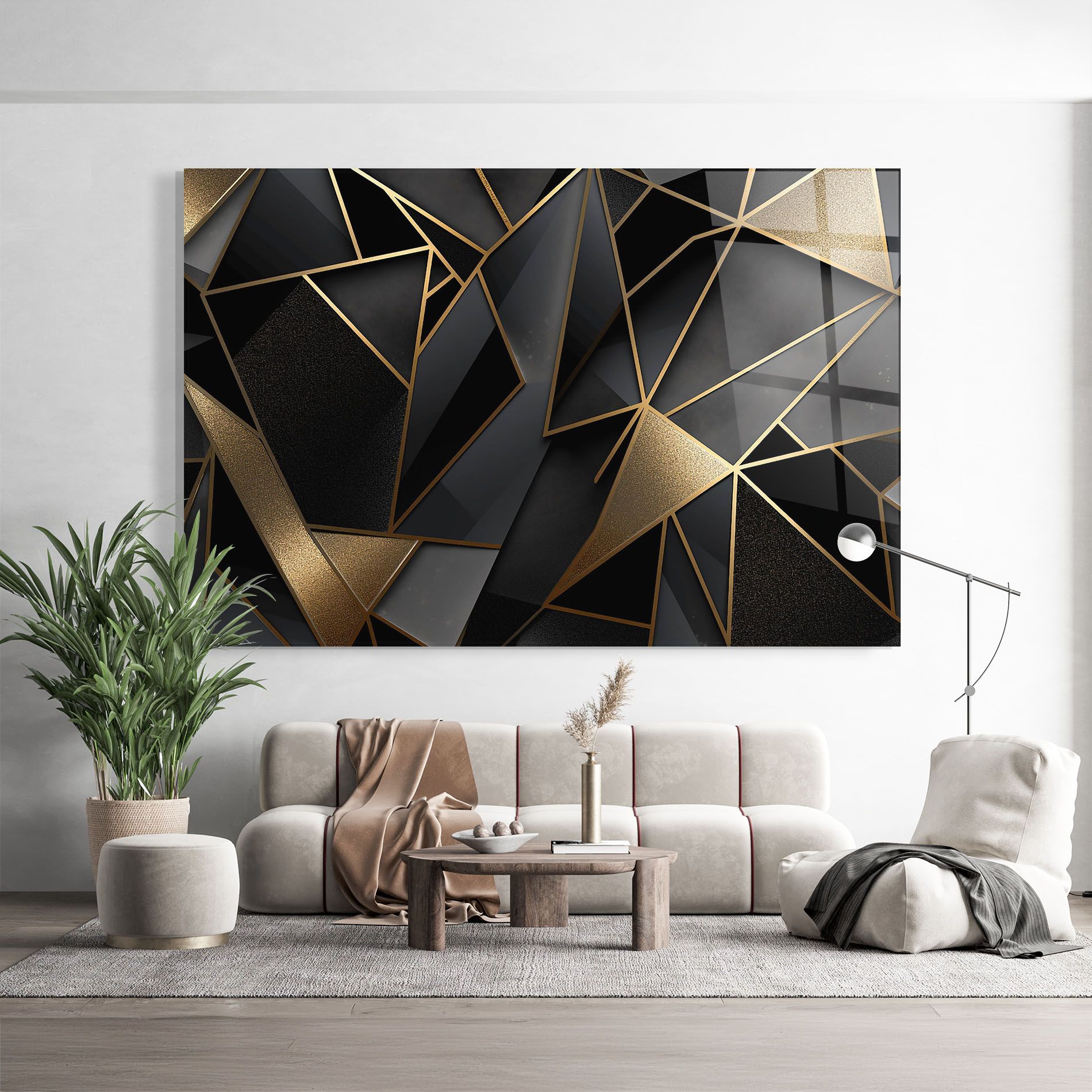 Abstract Golden Art mockup 9