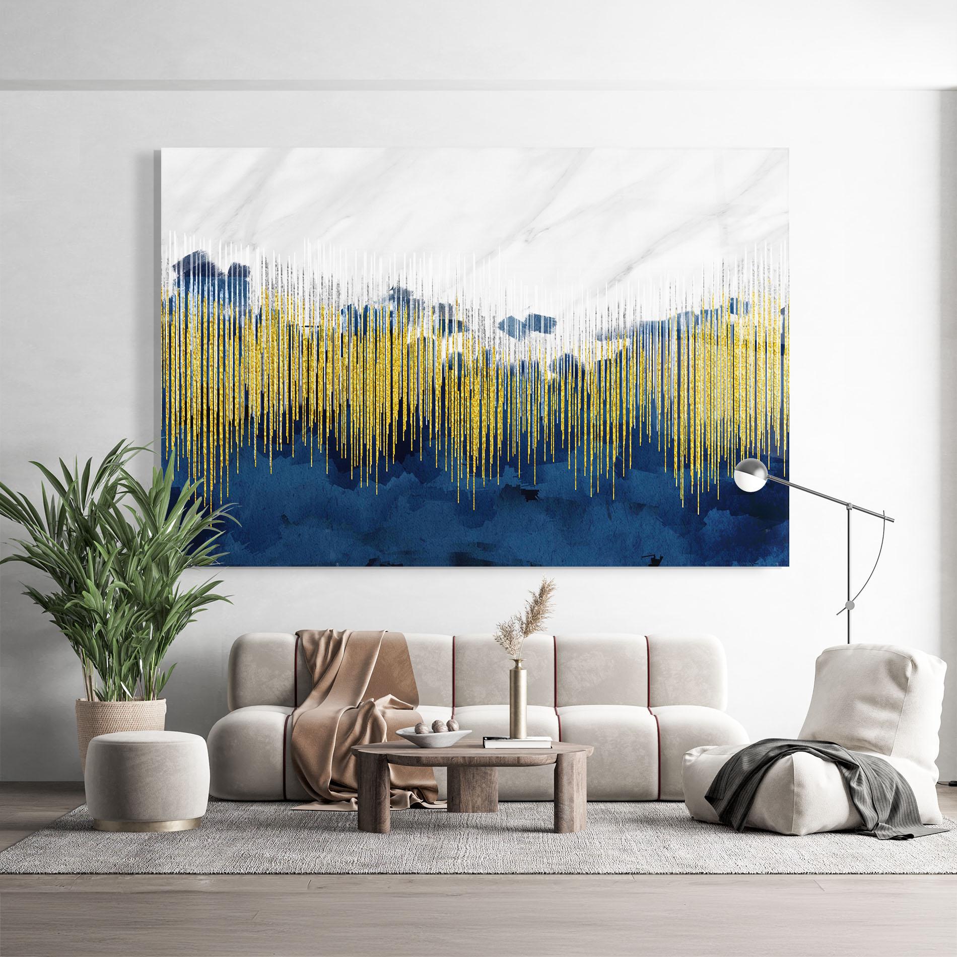 Tablou Sticla Abstract Marble Art mockup 9