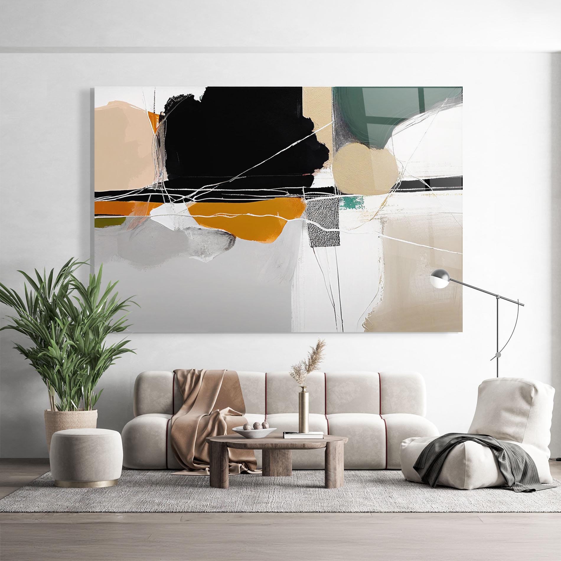 Tablou Sticla Abstract Ornament Prints mockup 9