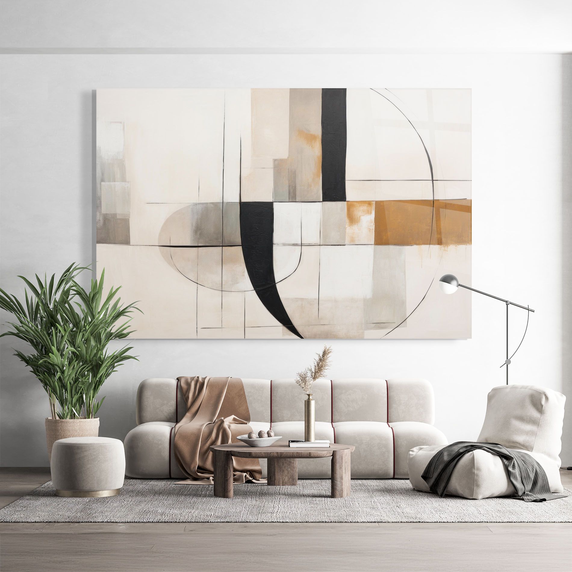 Black Abstract Lines mockup 9