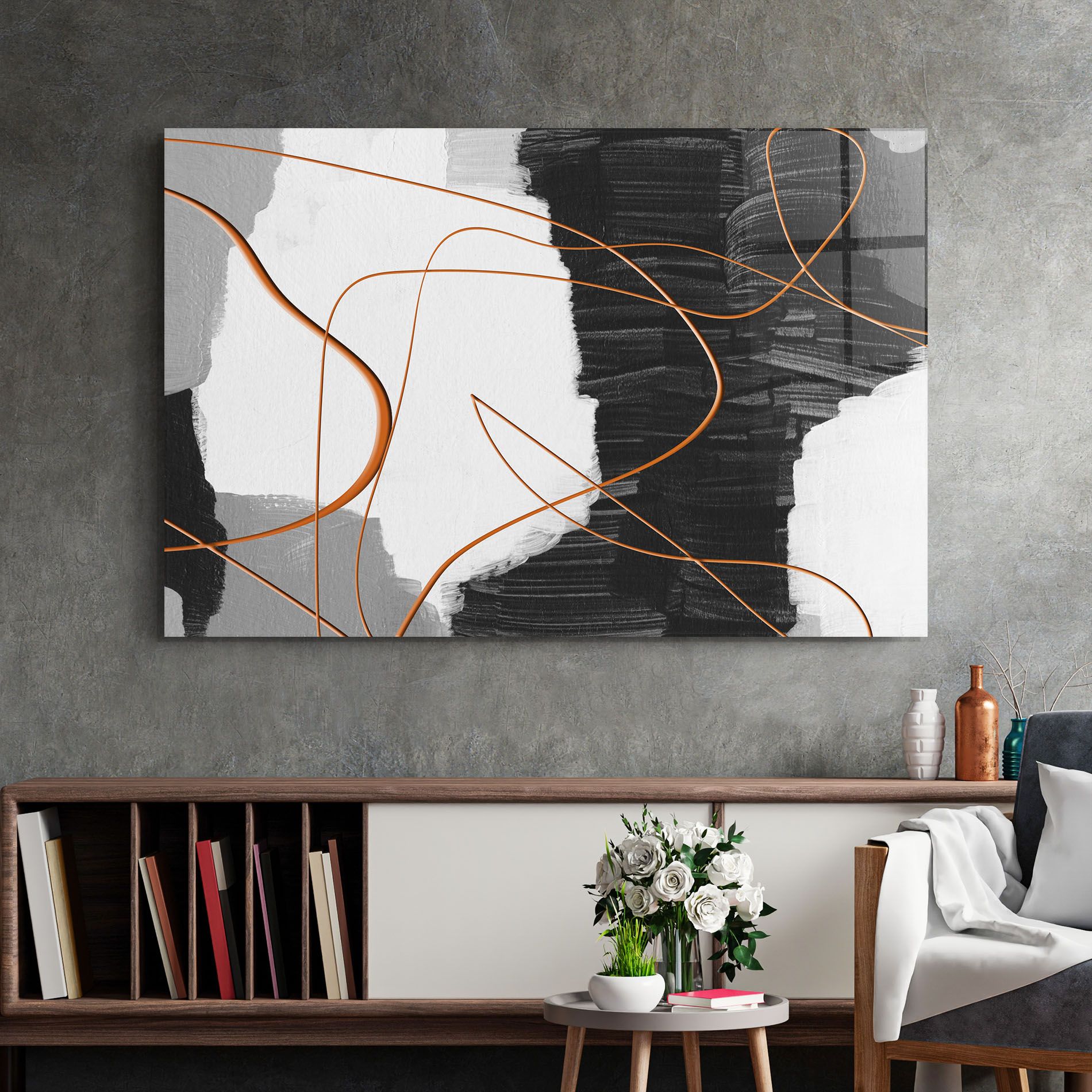 Abstract Ink Painting mockup 2