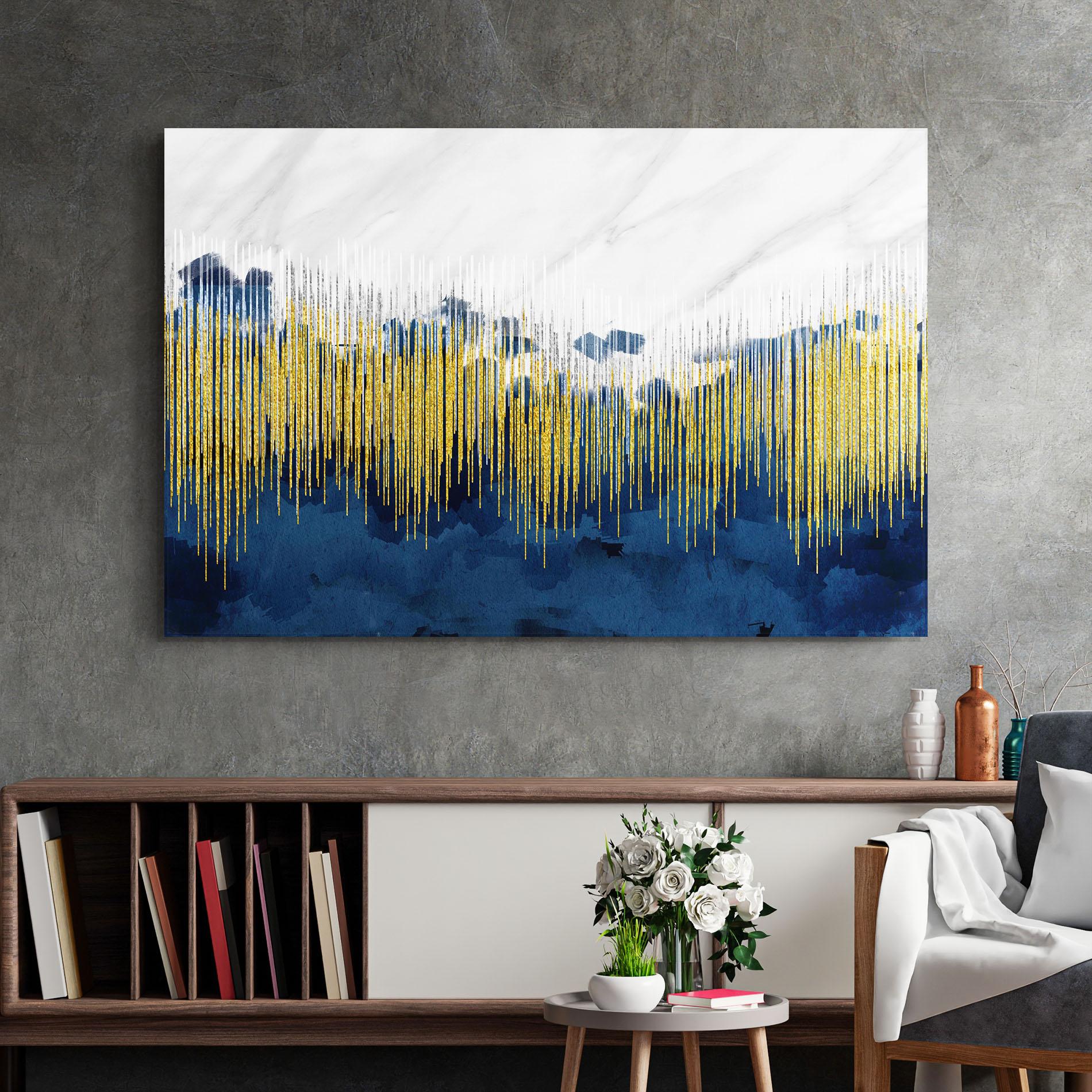 Tablou Sticla Abstract Marble Art mockup 2