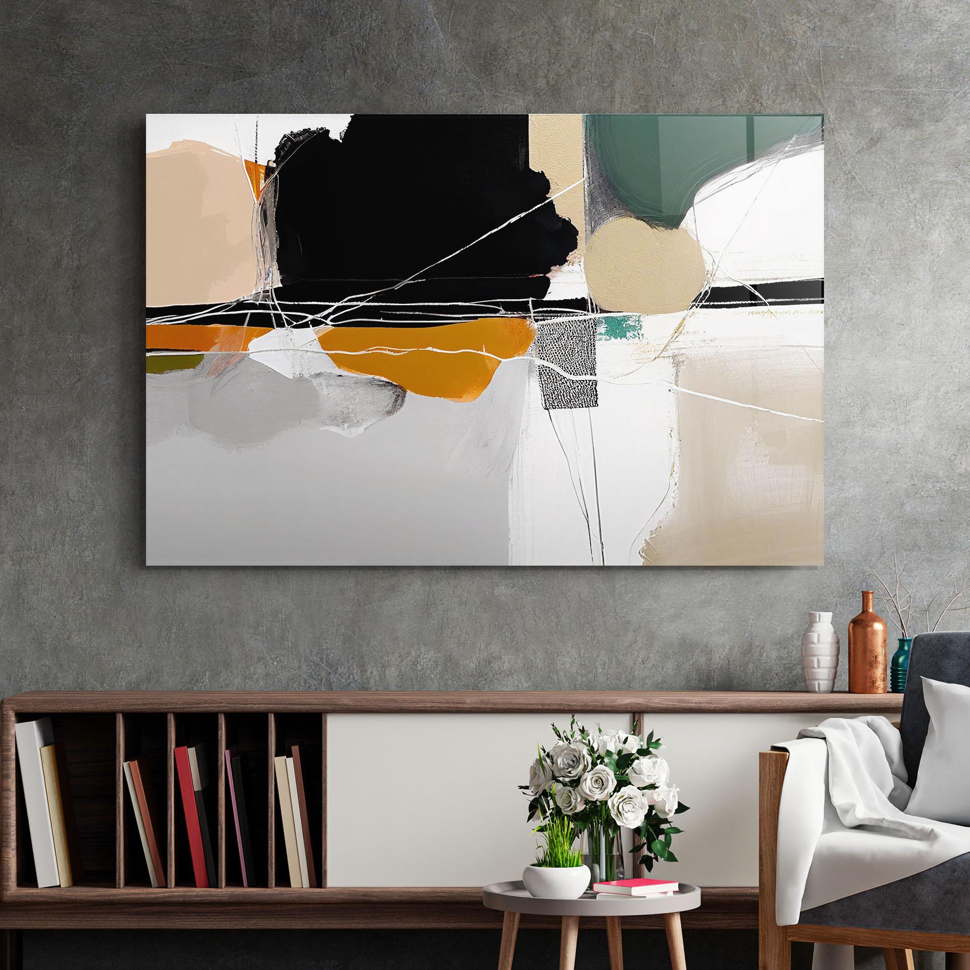 Tablou Sticla Abstract Ornament Prints mockup 2