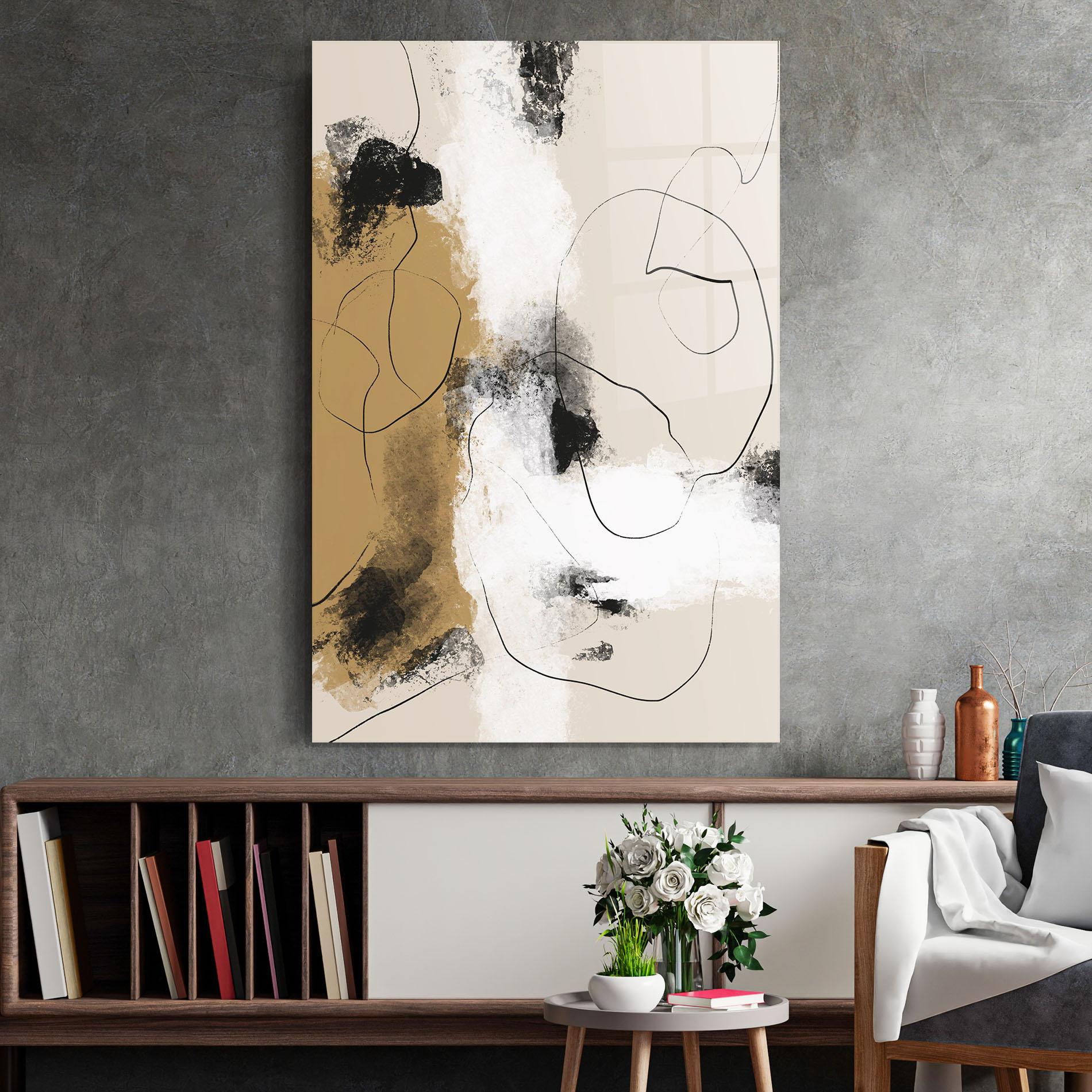 Tablou Sticla Unique Acrylic Paintings mockup 2