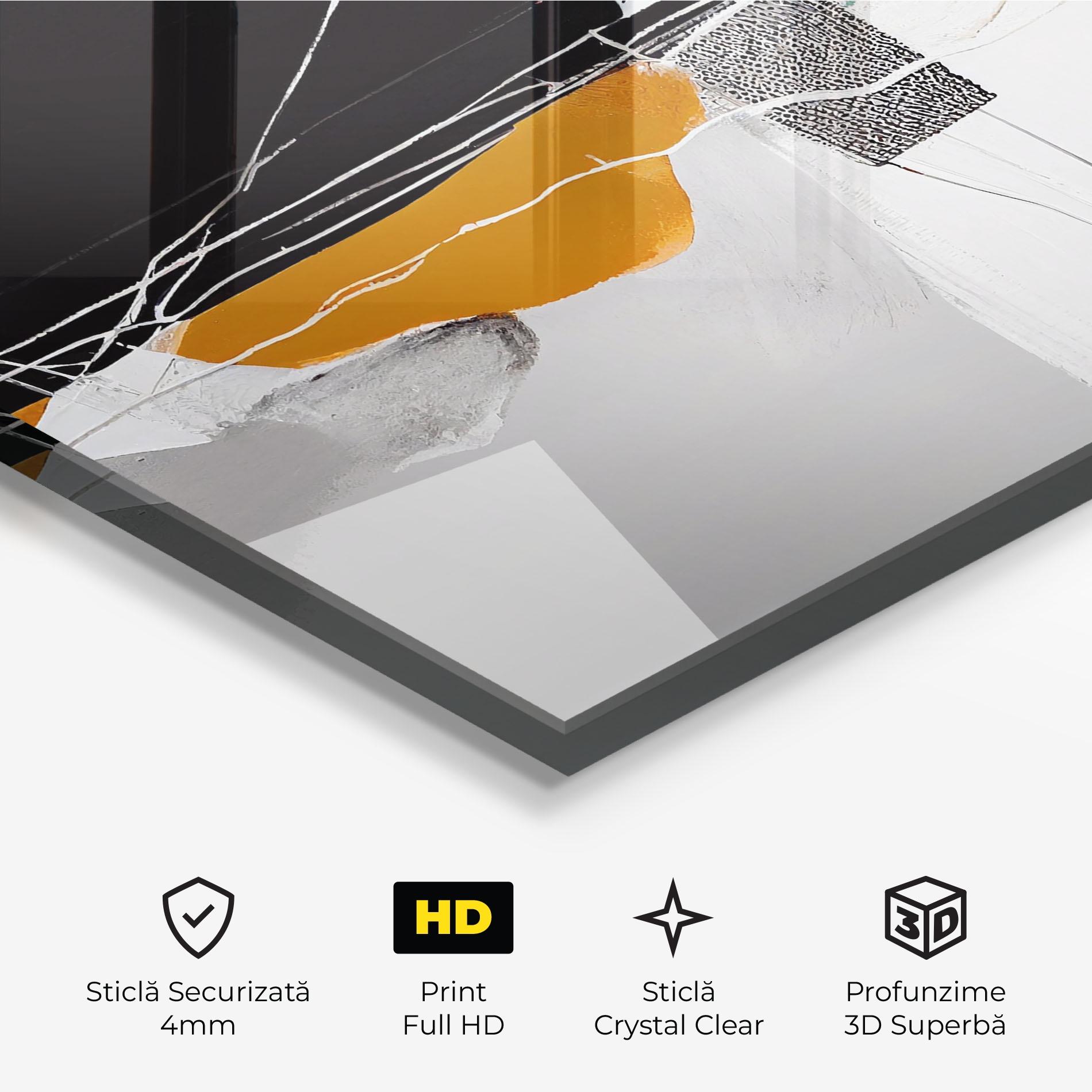 Tablou Sticla Abstract Ornament Prints mockup 3