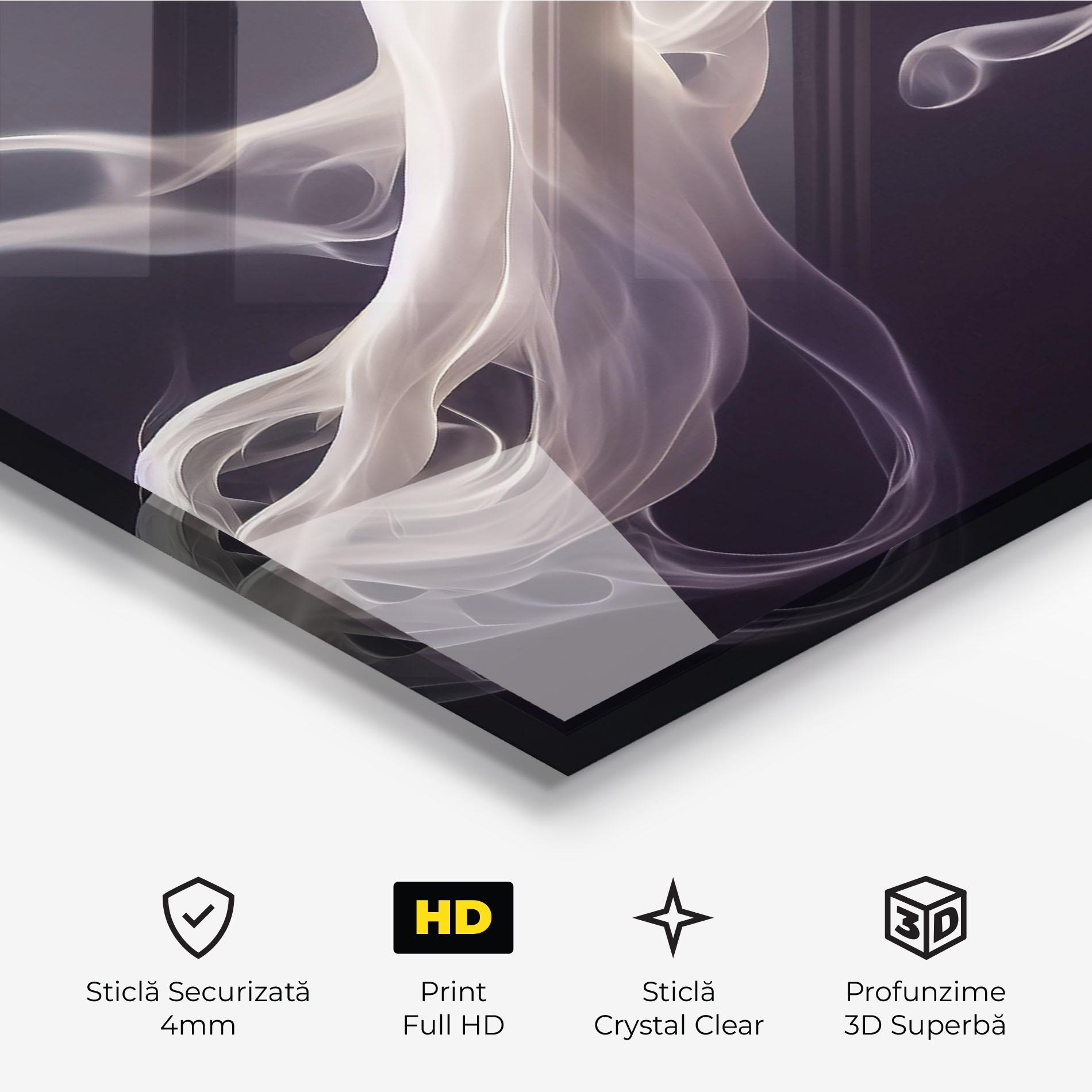 Tablou Sticla Grey Smoke mockup 3