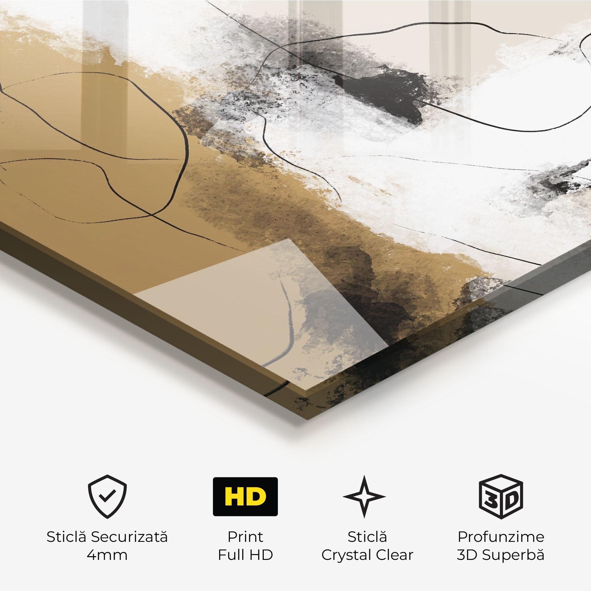 Tablou Sticla Unique Acrylic Paintings mockup 3