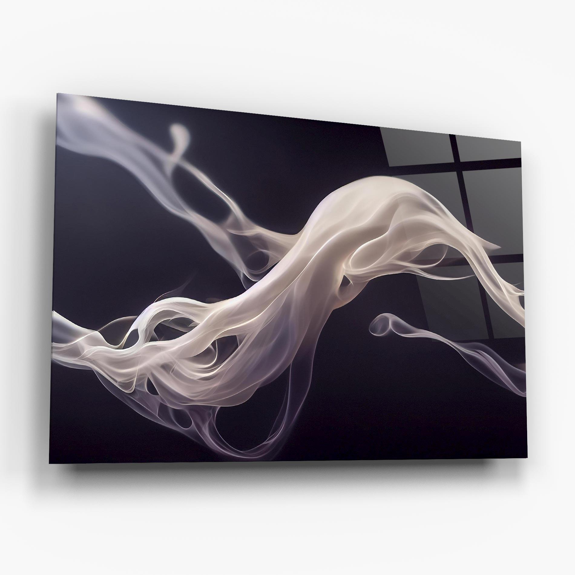 Tablou Sticla Grey Smoke mockup 6