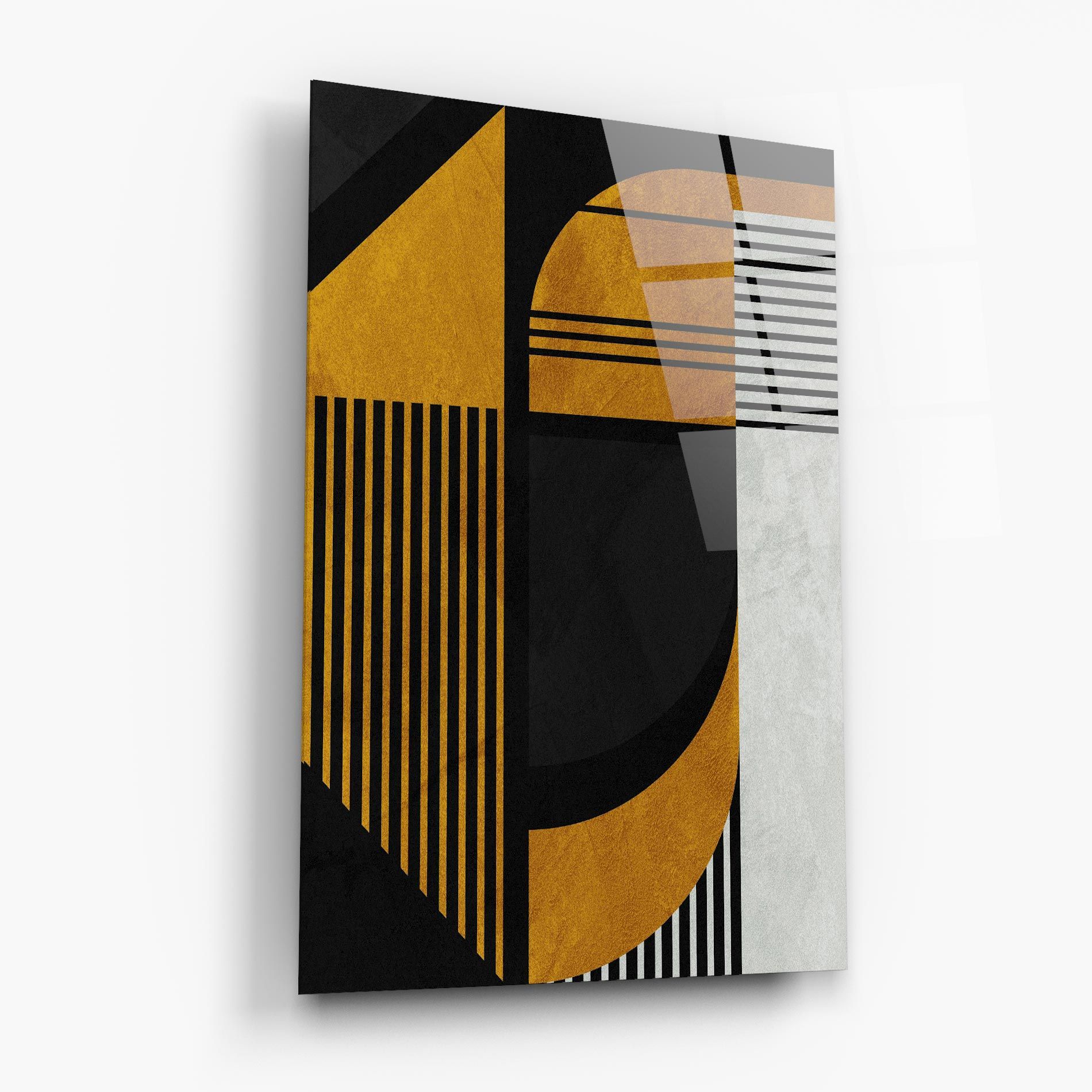Black Lines On Gold mockup 6