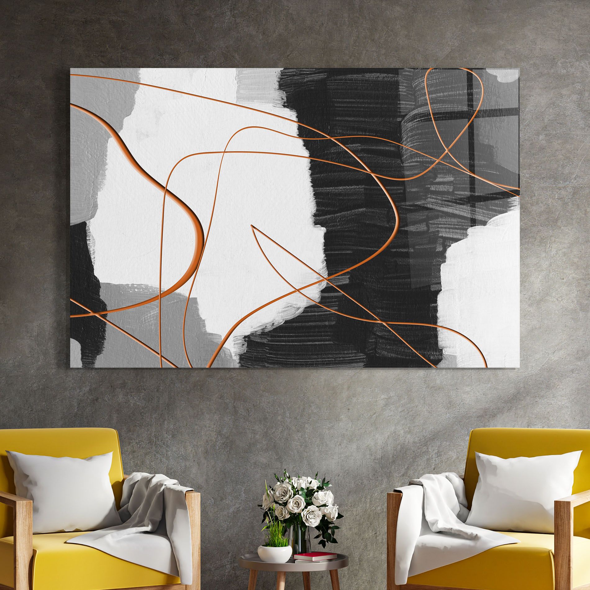 Abstract Ink Painting mockup 4