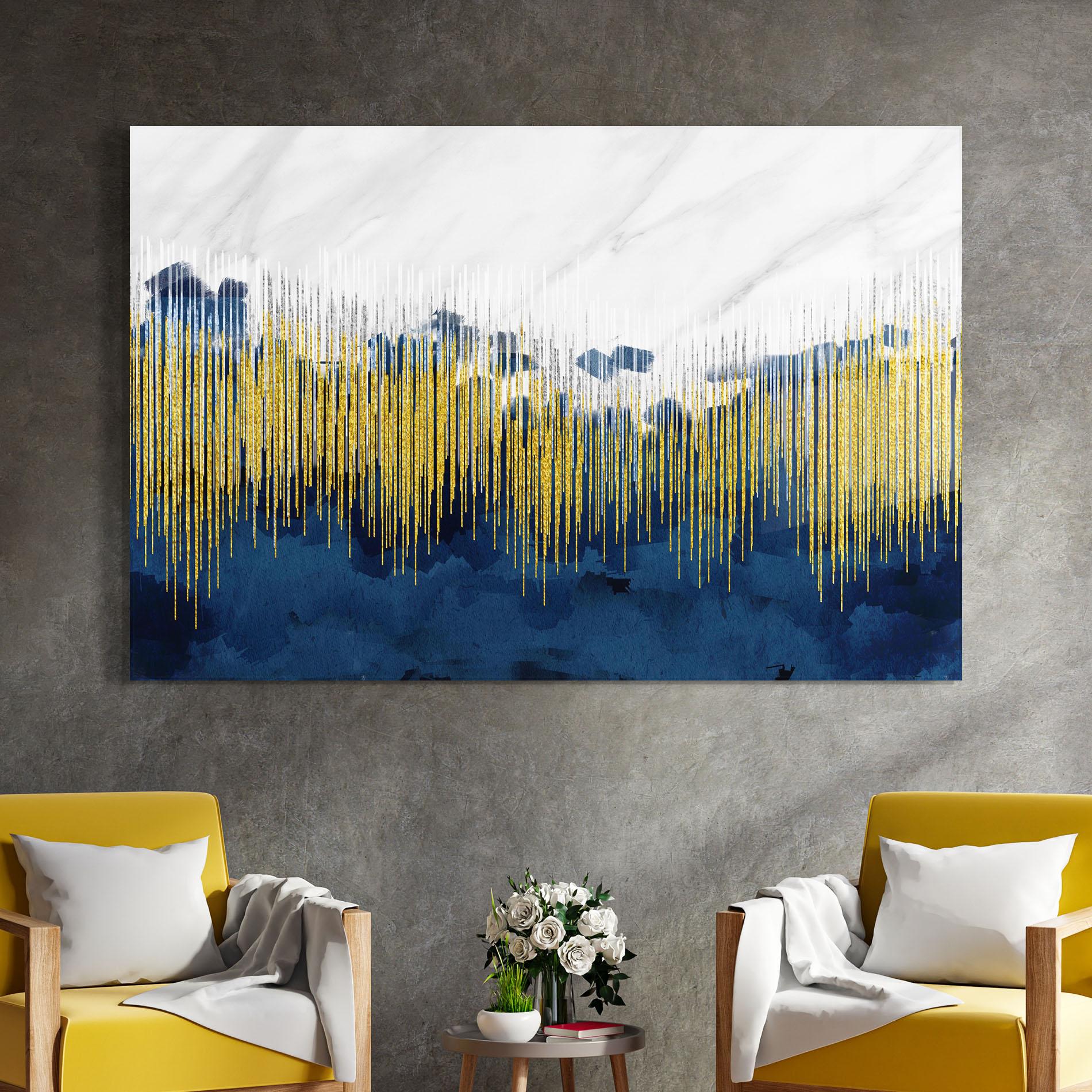 Tablou Sticla Abstract Marble Art mockup 4