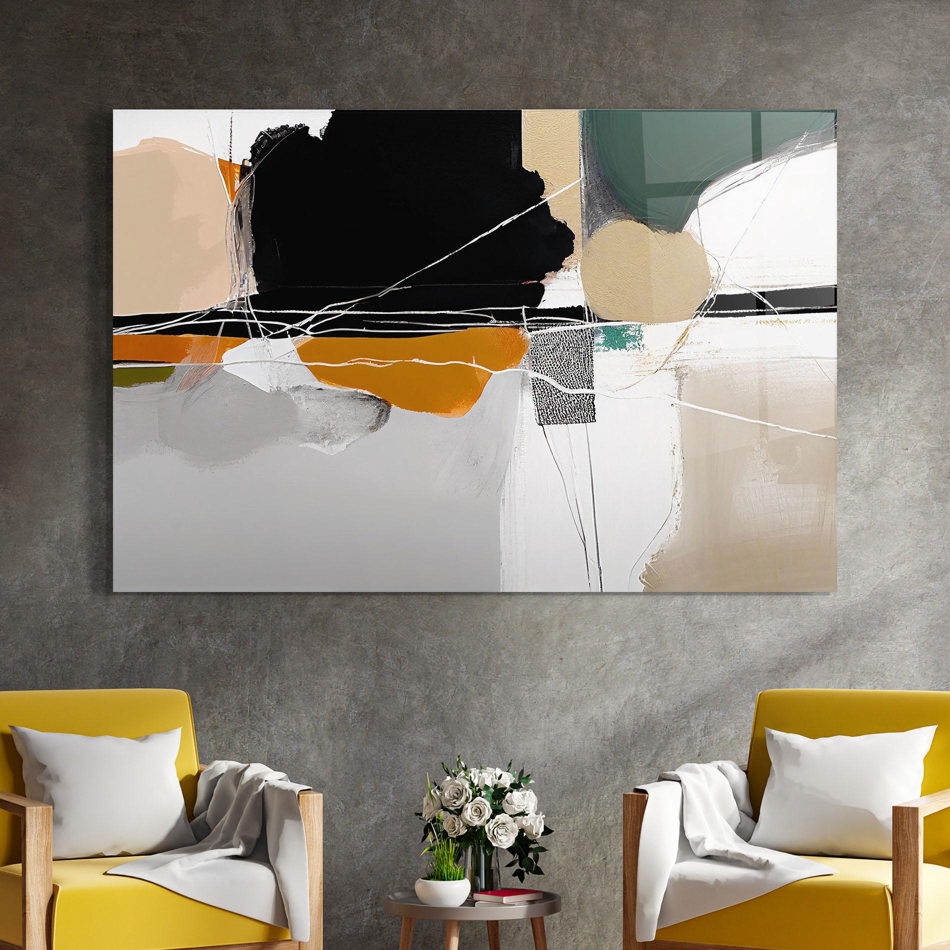 Tablou Sticla Abstract Ornament Prints mockup 4