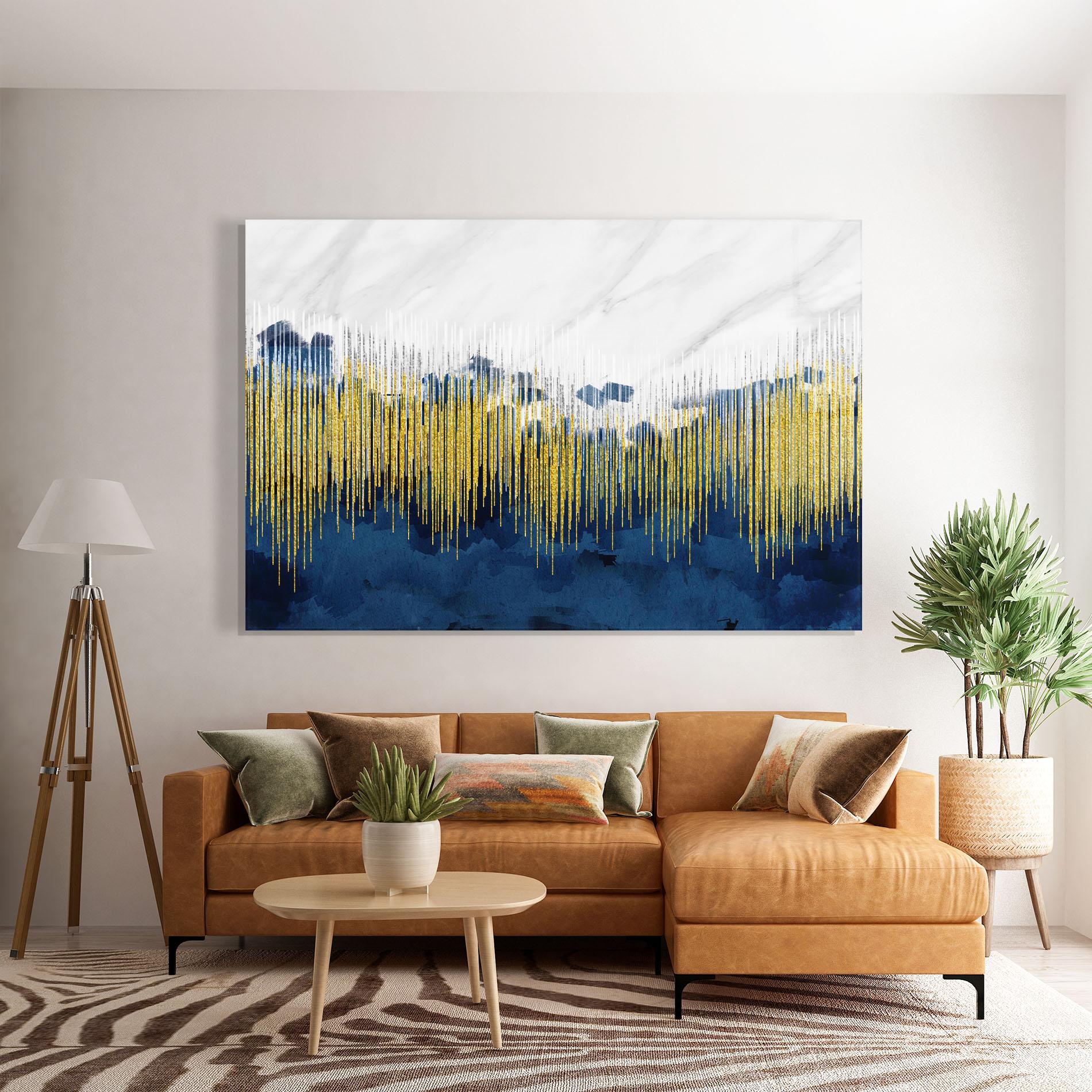 Tablou Sticla Abstract Marble Art mockup 7