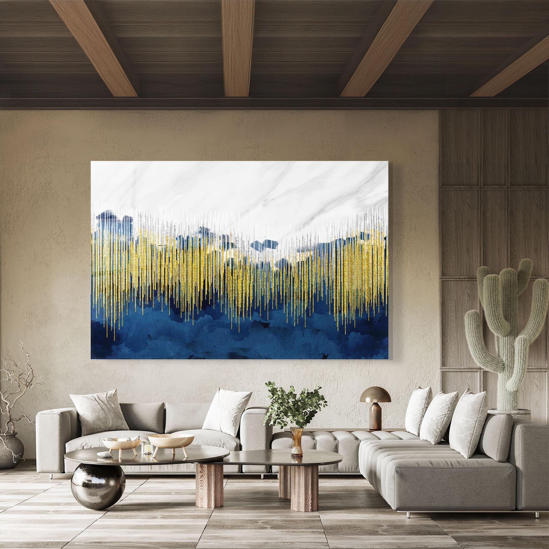 Tablou Sticla Abstract Marble Art mockup 8