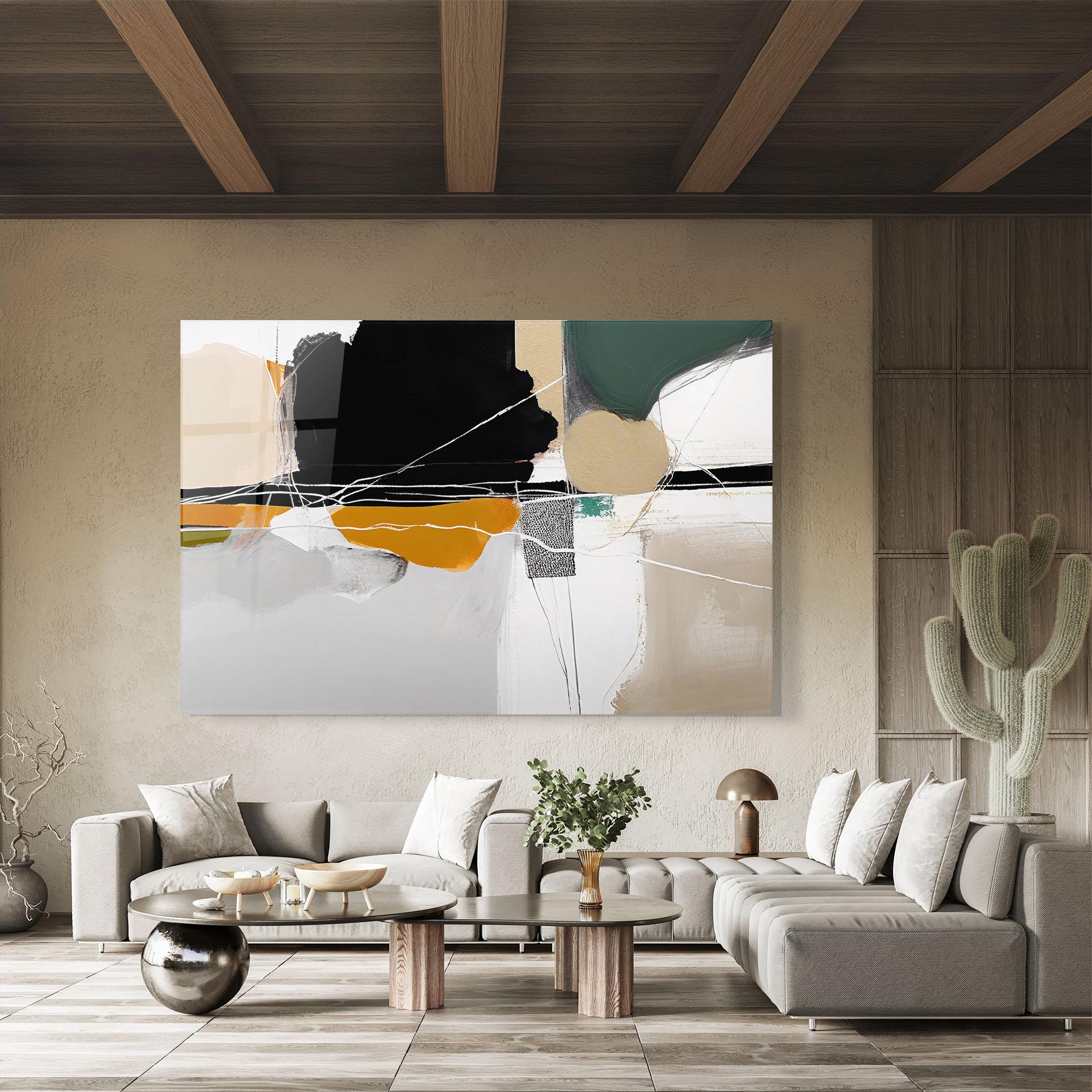 Tablou Sticla Abstract Ornament Prints mockup 8