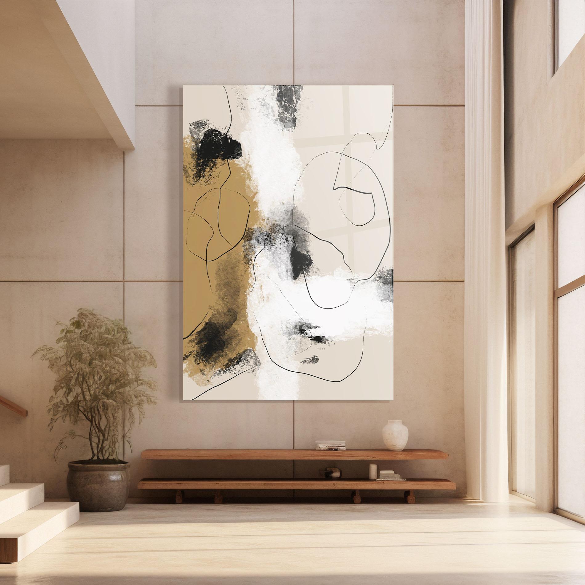 Tablou Sticla Unique Acrylic Paintings mockup 8