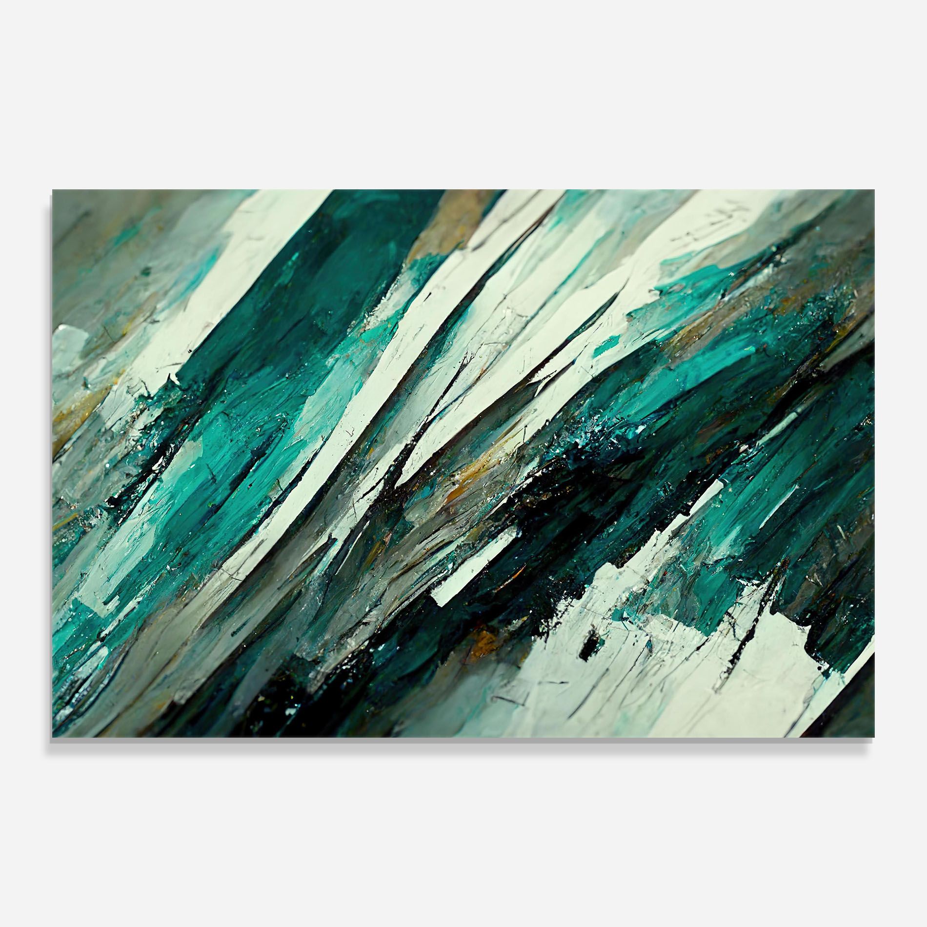 Abstract Green Artwork mockup 0