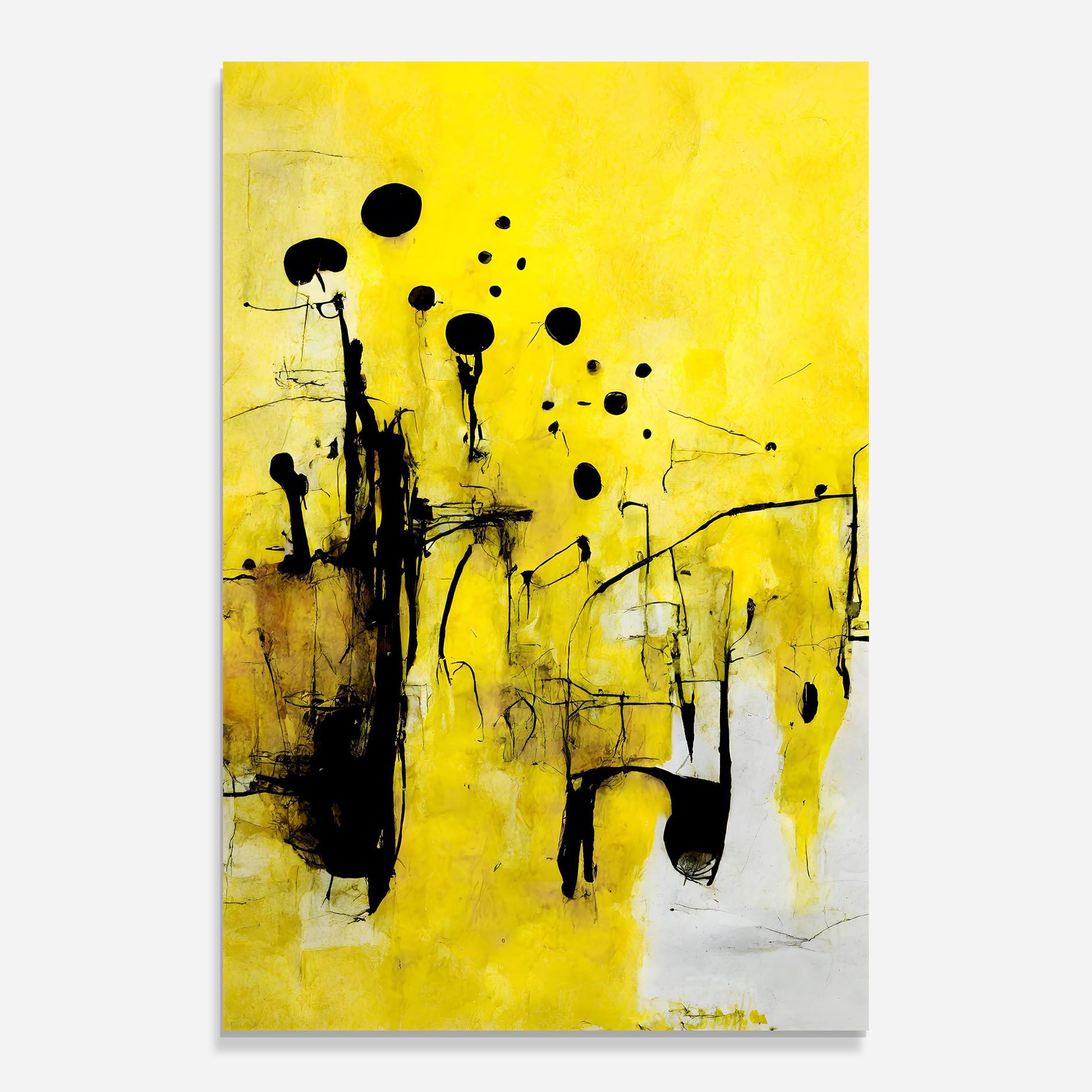 Abstract Black Yellow mockup 0