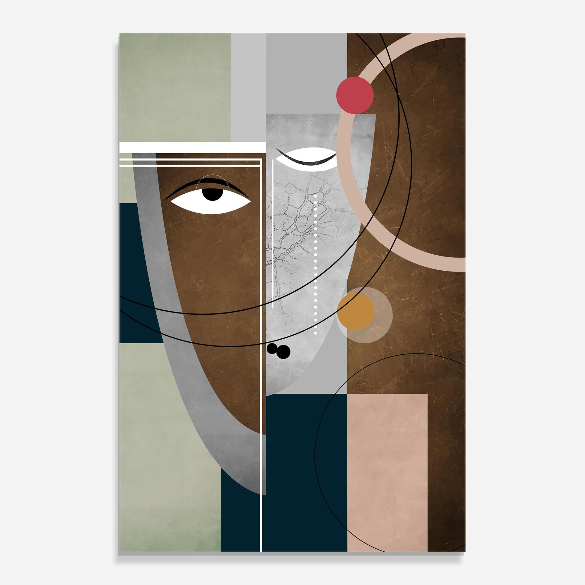 Abstract Brown Face mockup 0