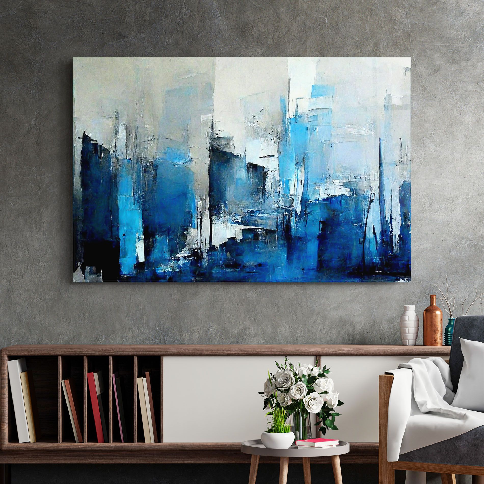 Blue Gray Color mockup 2