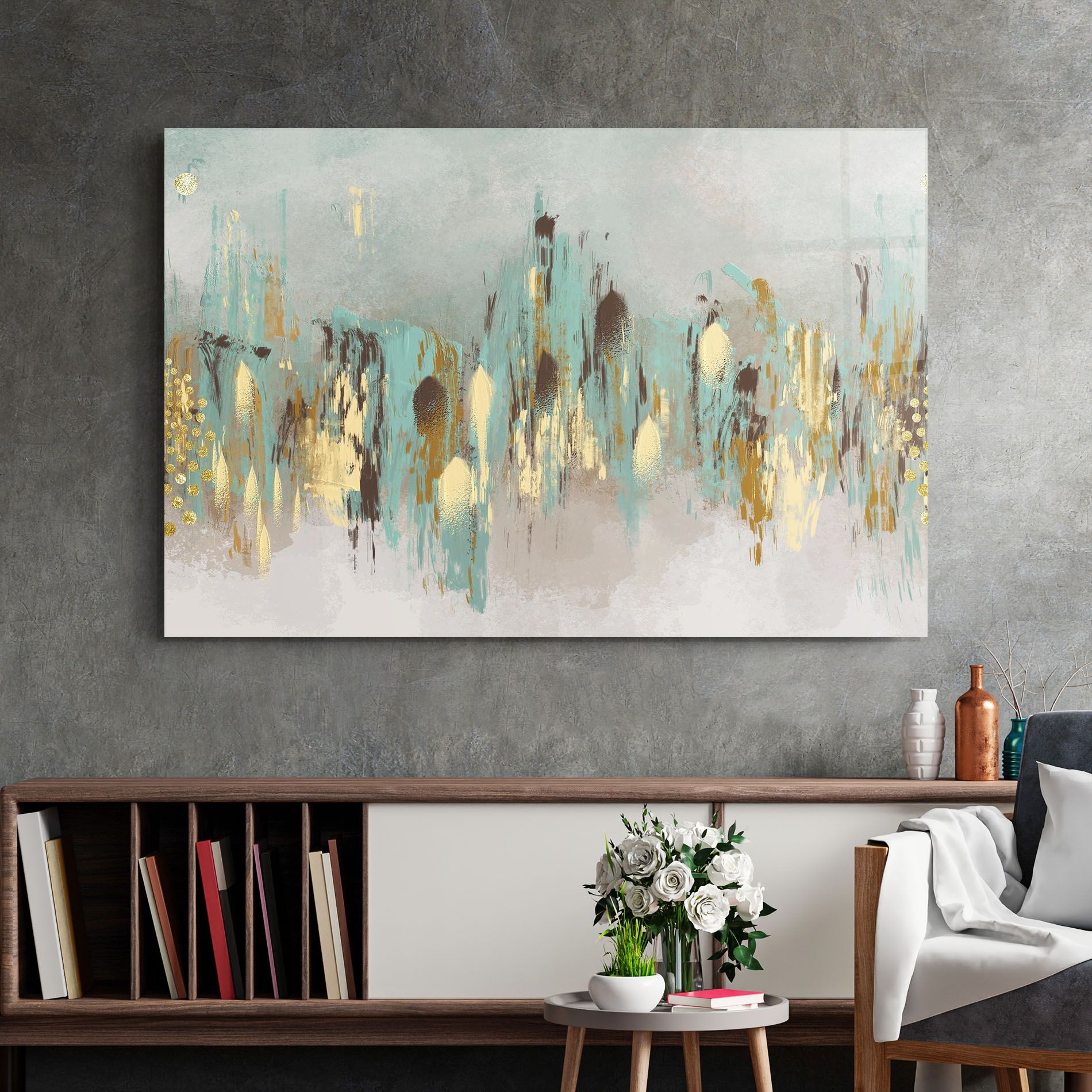 Gold Spiral Points mockup 2