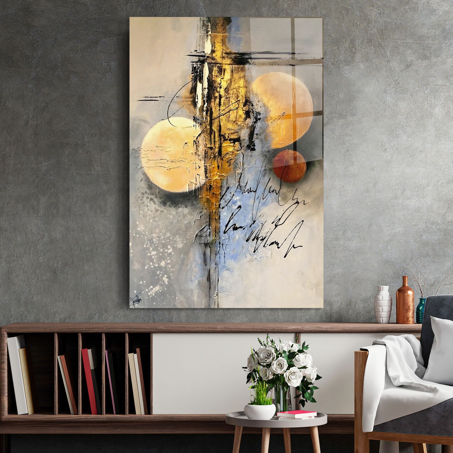 Abstract Moons mockup 2